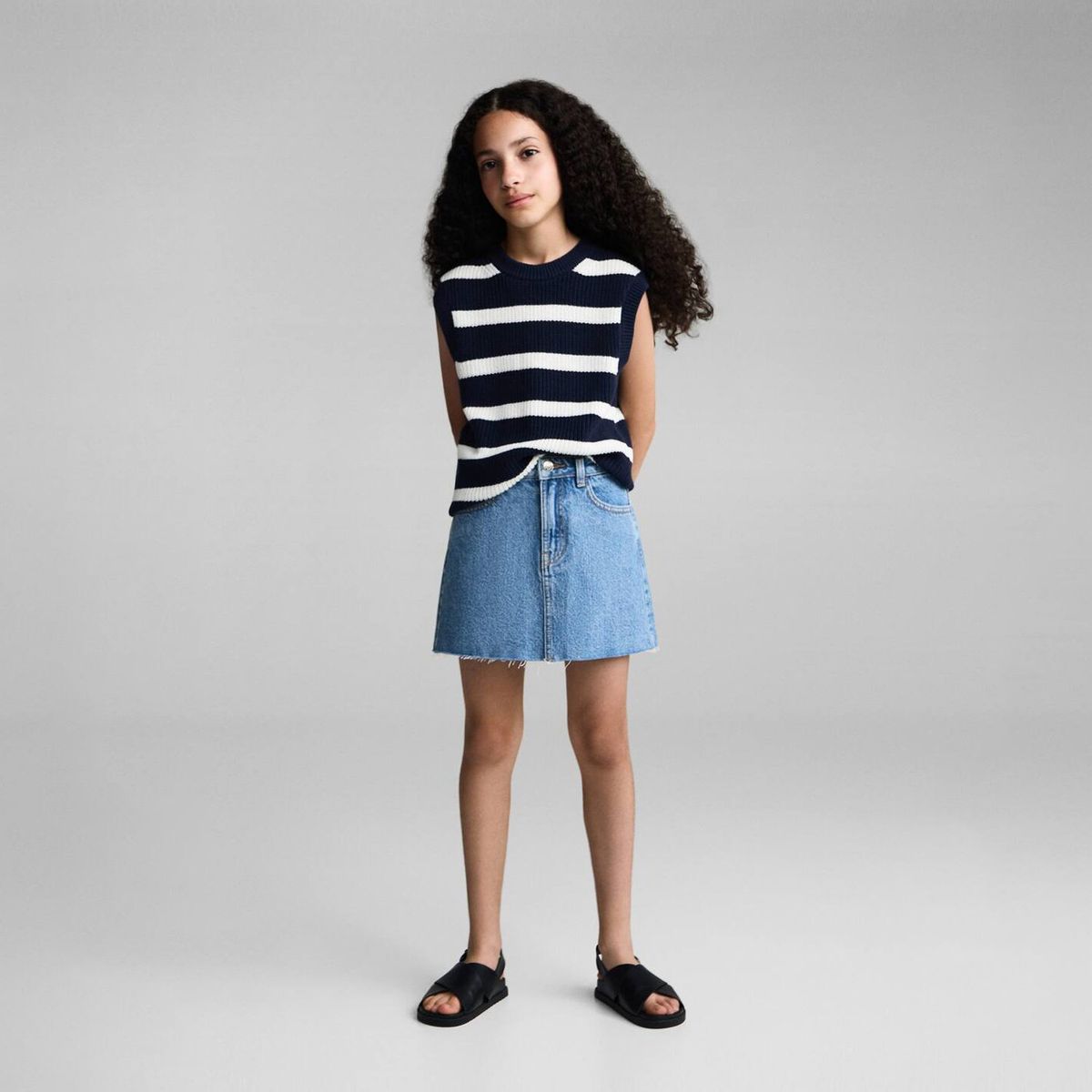 MANGO KIDS - Falda Niña Algodón Mango Kids