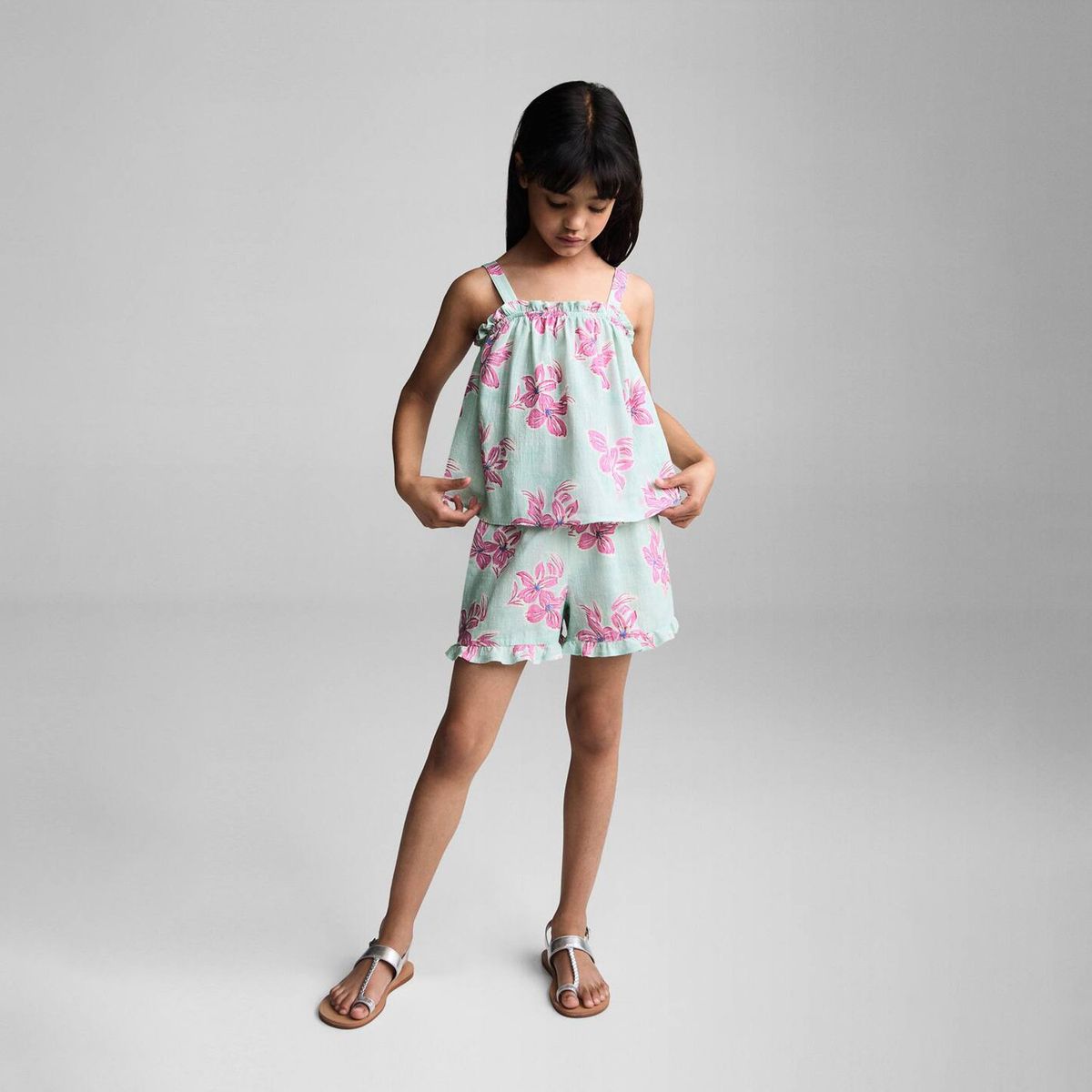 MANGO KIDS - Blusa Niña Algodón Mango Kids