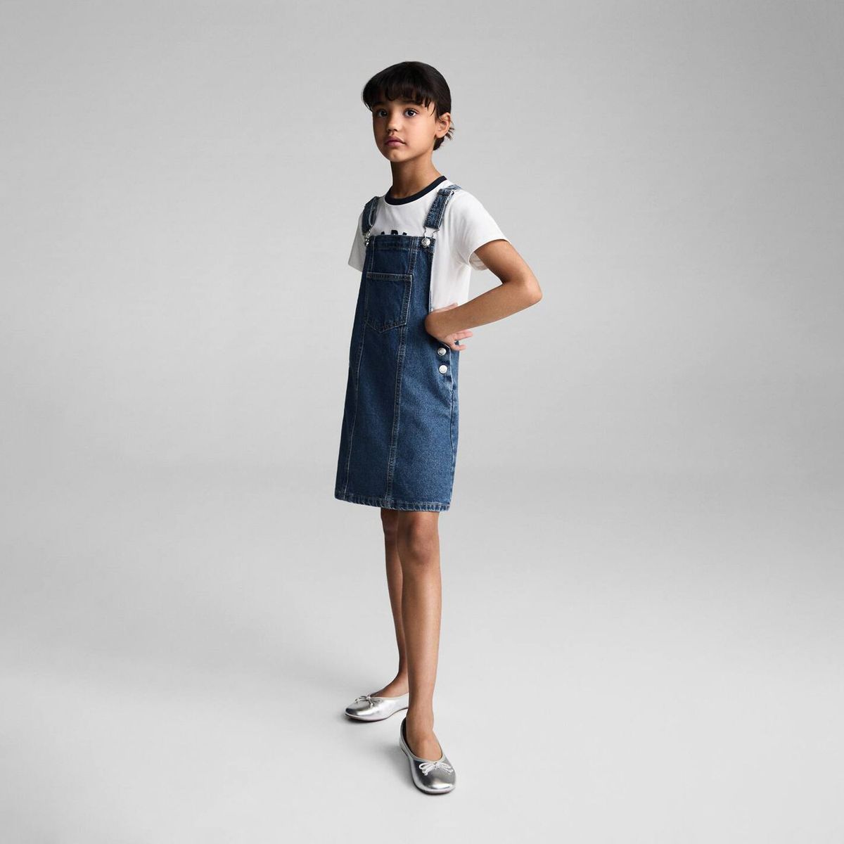 MANGO KIDS - Vestido Niña Algodón Mango Kids