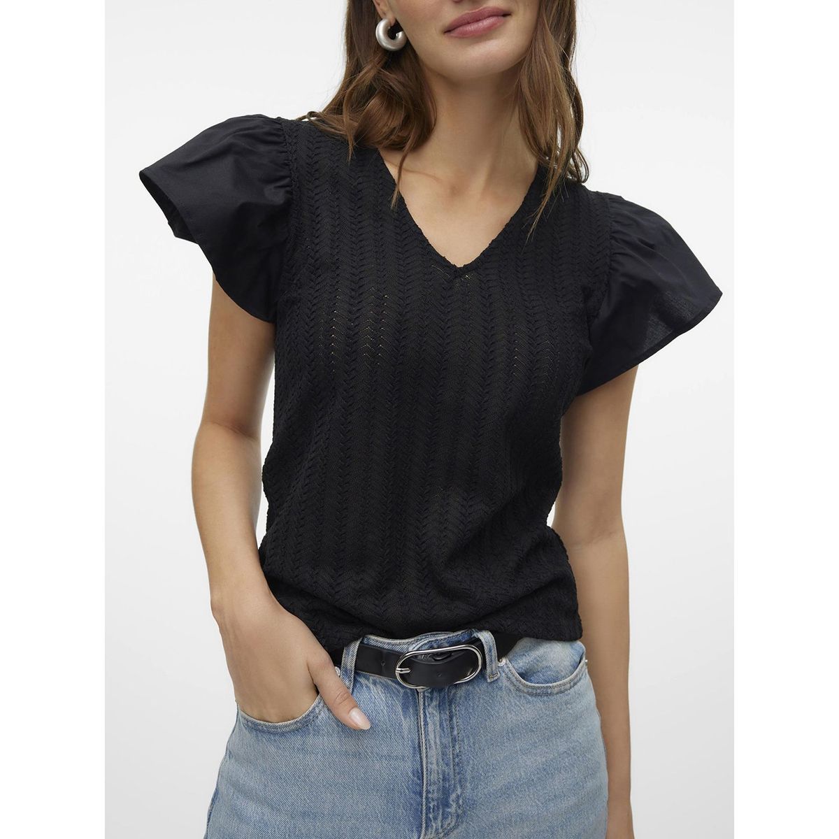 VERO MODA - Blusa Manga Corta Mujer Vero Moda
