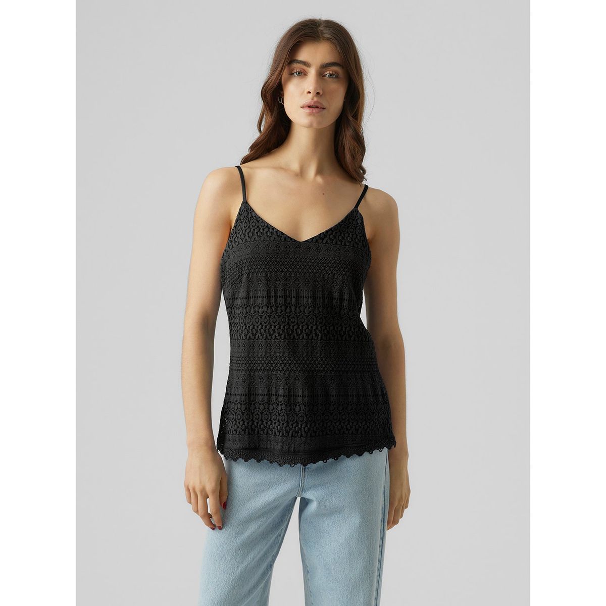 VERO MODA - Top Sin Mangas Algodón Mujer Vero Moda