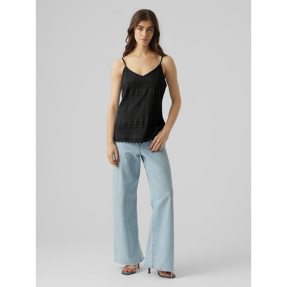 VERO MODA - Top Sin Mangas Algodón Mujer Vero Moda