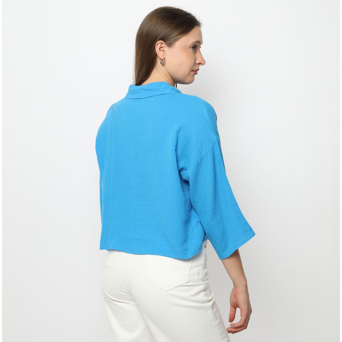 VERO MODA - Blusa Manga Larga 100% Algodón Mujer Vero Moda