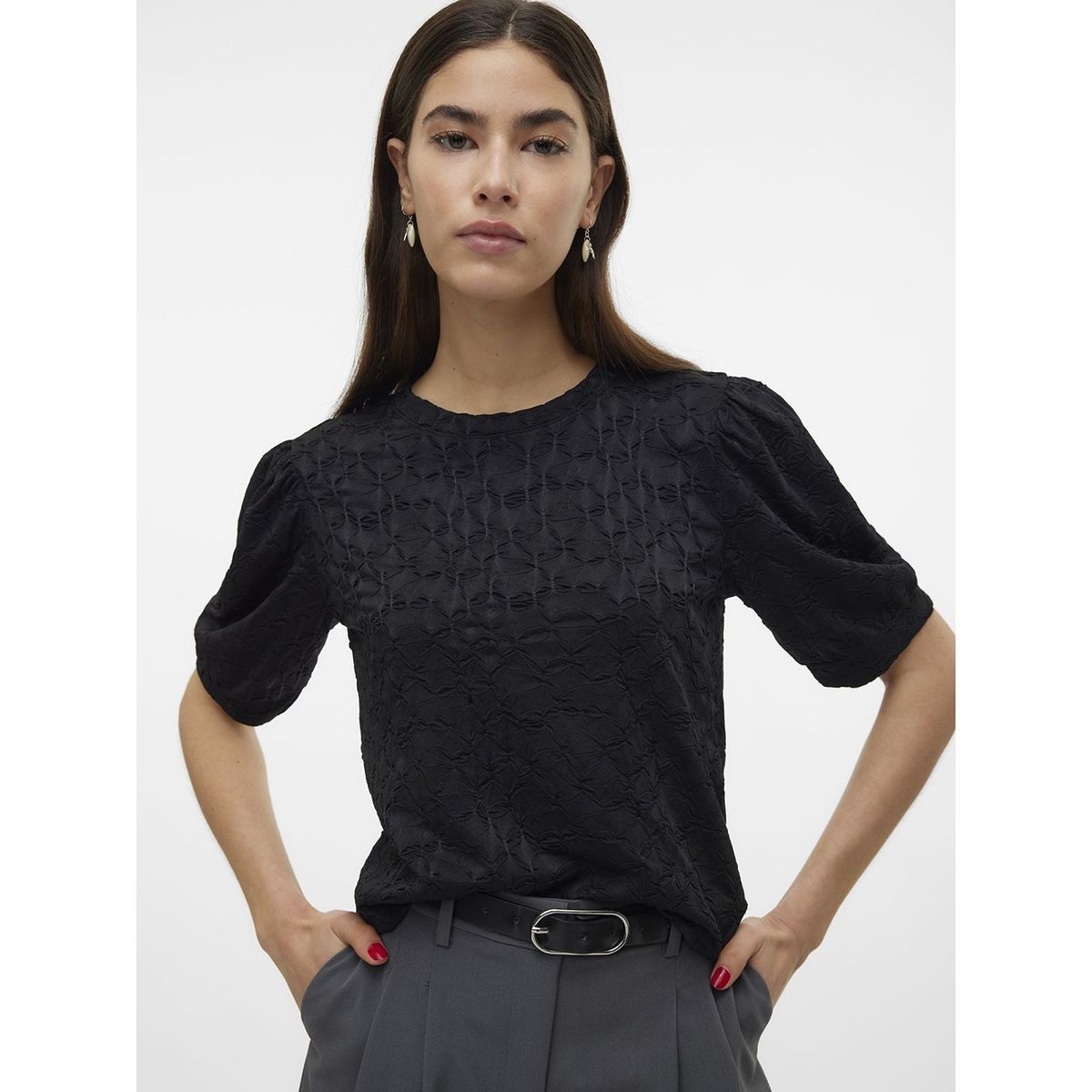 VERO MODA - Blusa Manga Corta Mujer Vero Moda