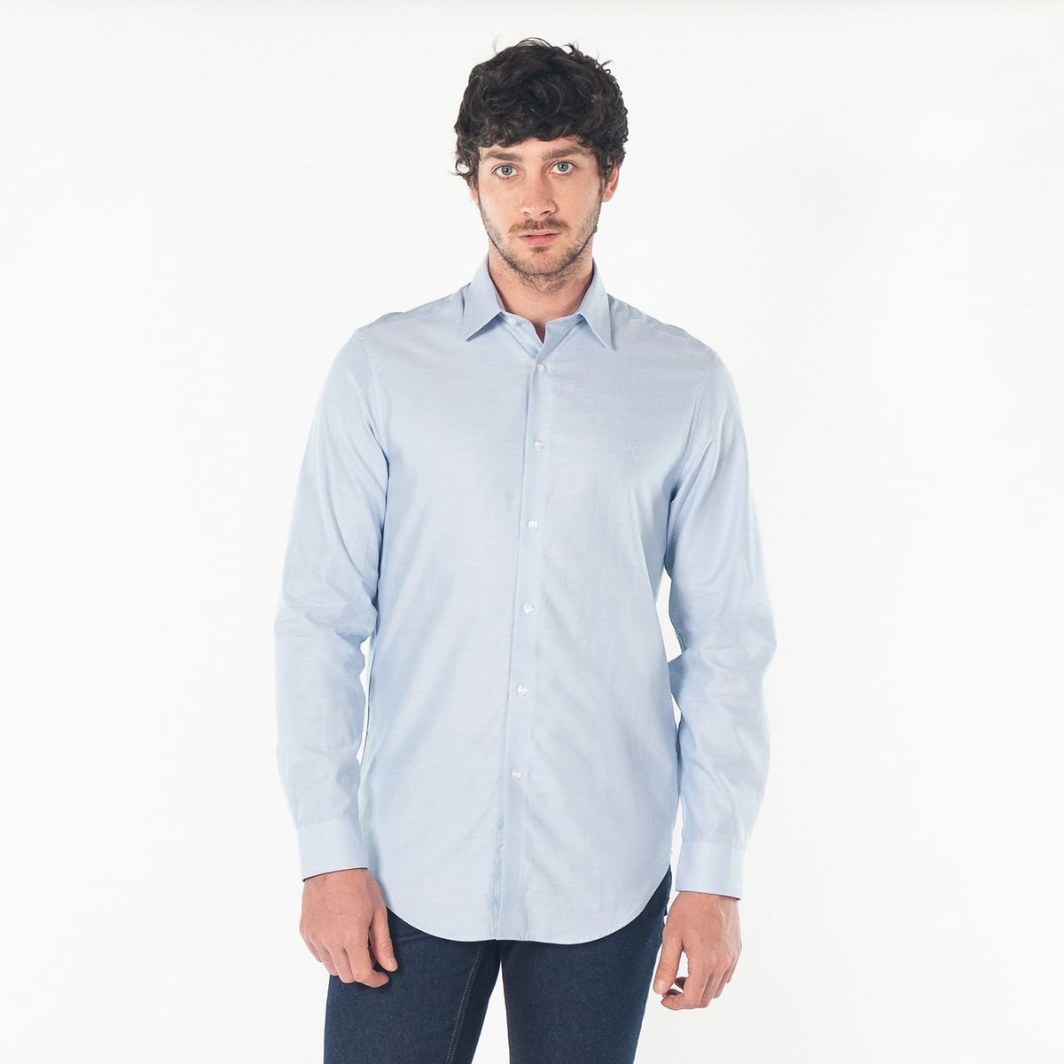 CALVIN KLEIN - Camisa Manga Larga Algodón Hombre Calvin Klein