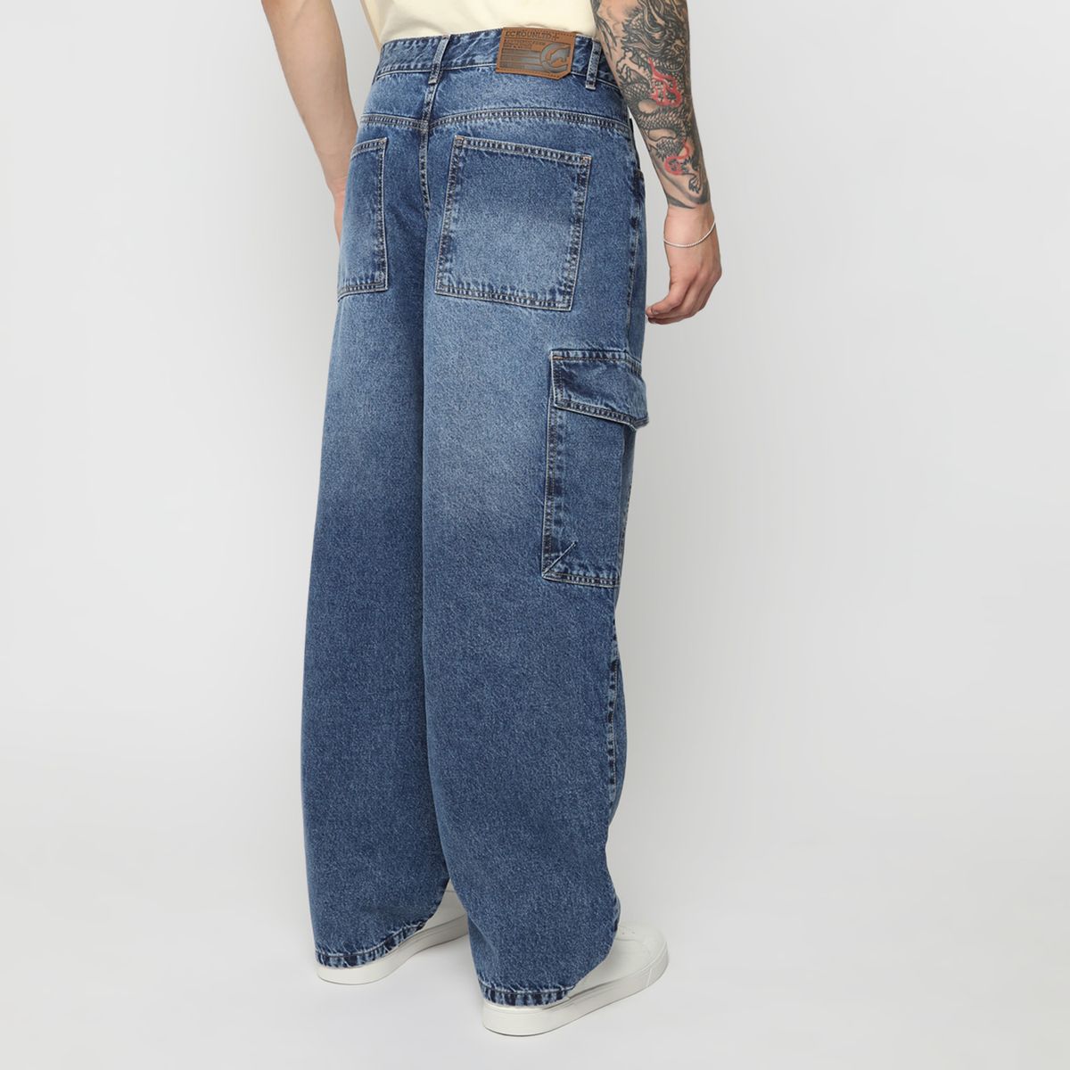 ECKO - Jean Cargo 100% Algodón Hombre Ecko