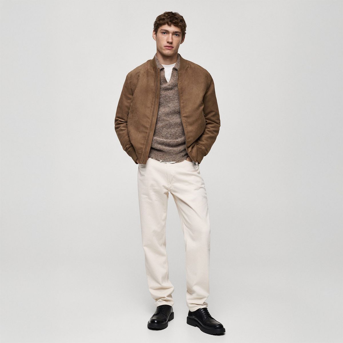 MANGO - Casaca Bomber Hombre Mango.