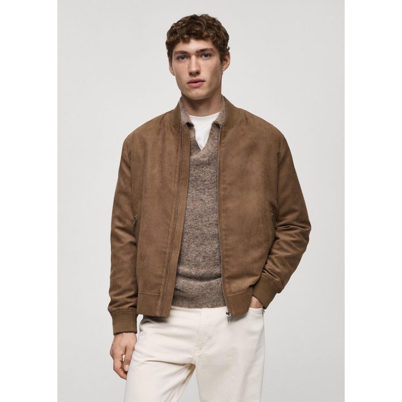 MANGO - Casaca Bomber Hombre Mango.