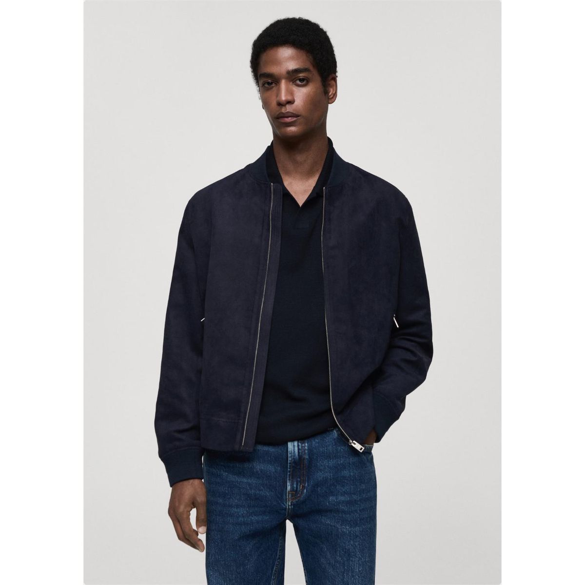 MANGO - Casaca Bomber Hombre Mango.