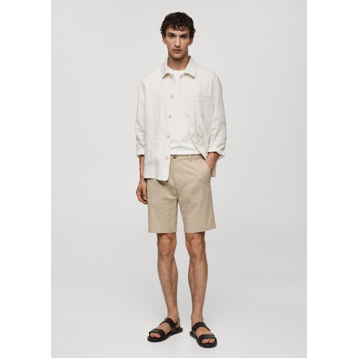 MANGO - Bermudas Algodón Hombre Mango