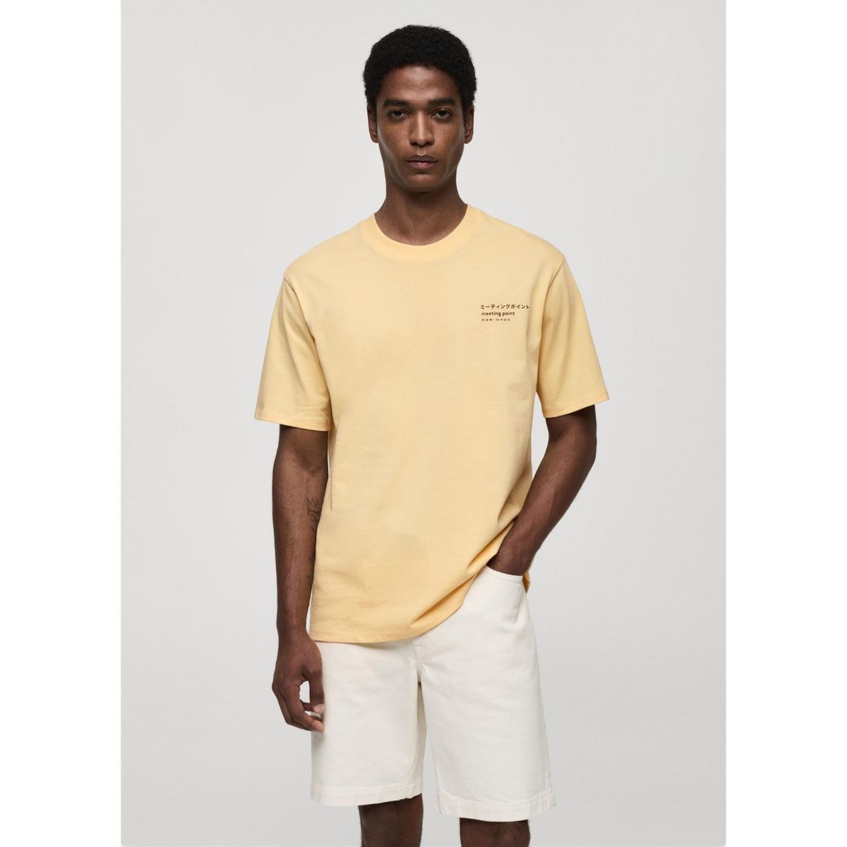 MANGO - Polo Manga Corta 100% Algodón Hombre Mango