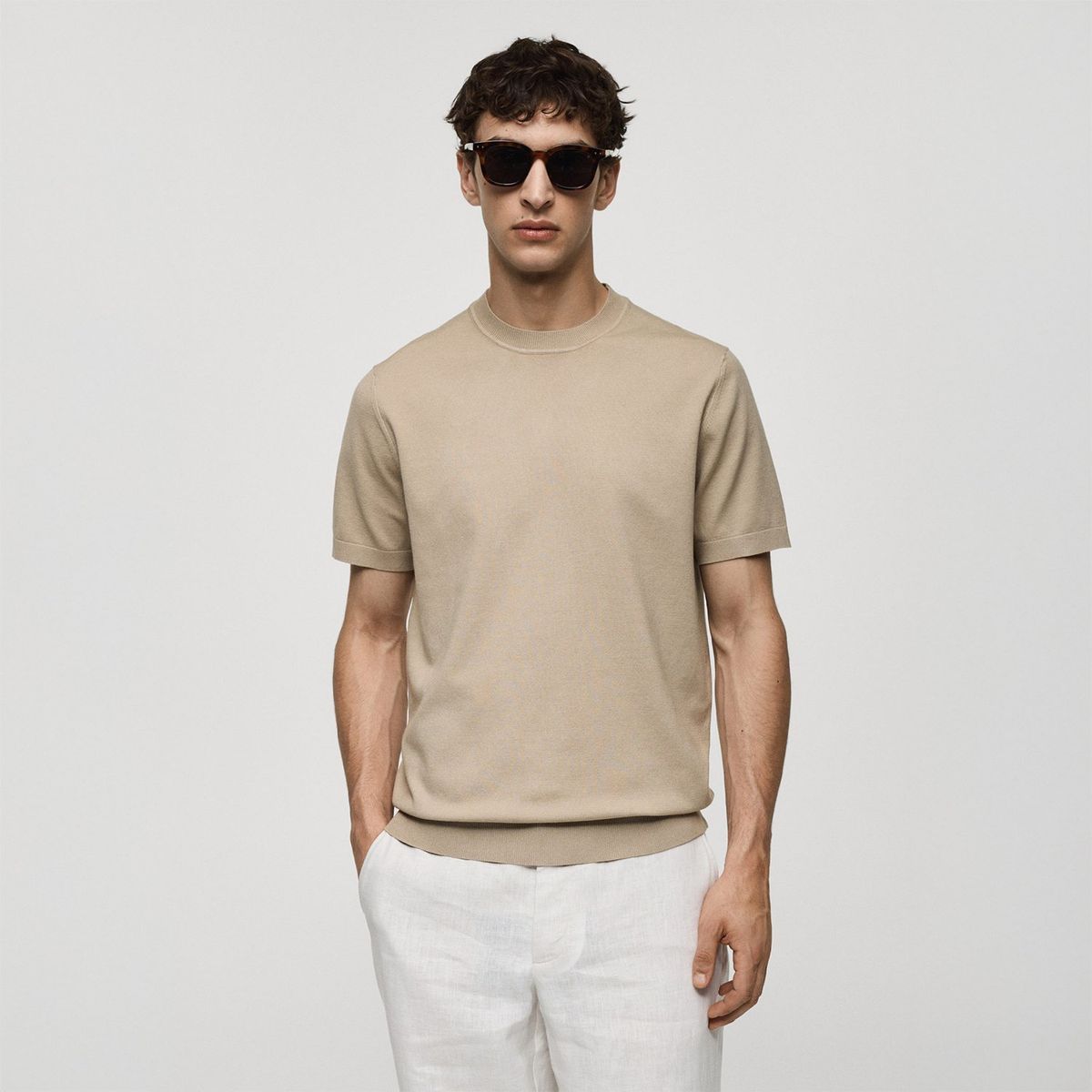 MANGO - Polo Manga Corta Hombre Mango