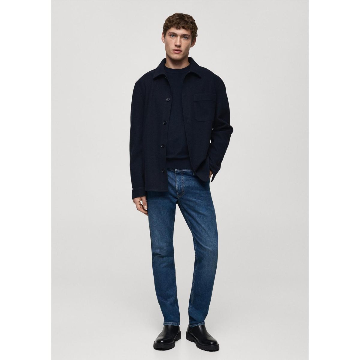 MANGO - Jean Slim Algodón Hombre Mango 