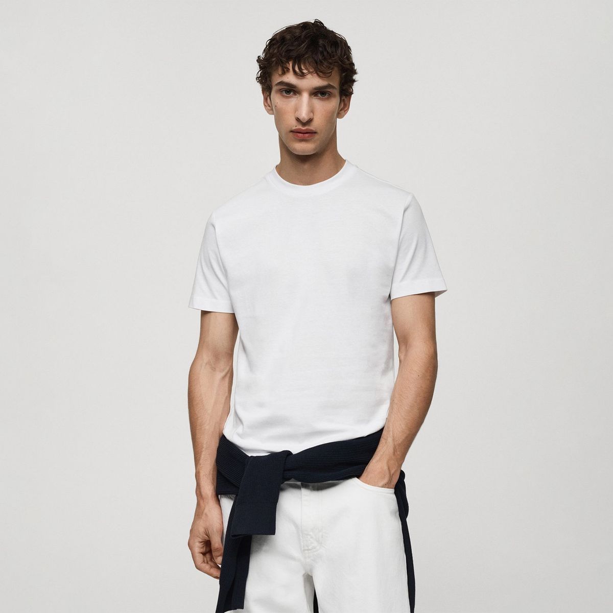 MANGO - Polo Manga Corta 100% Algodón Hombre Mango