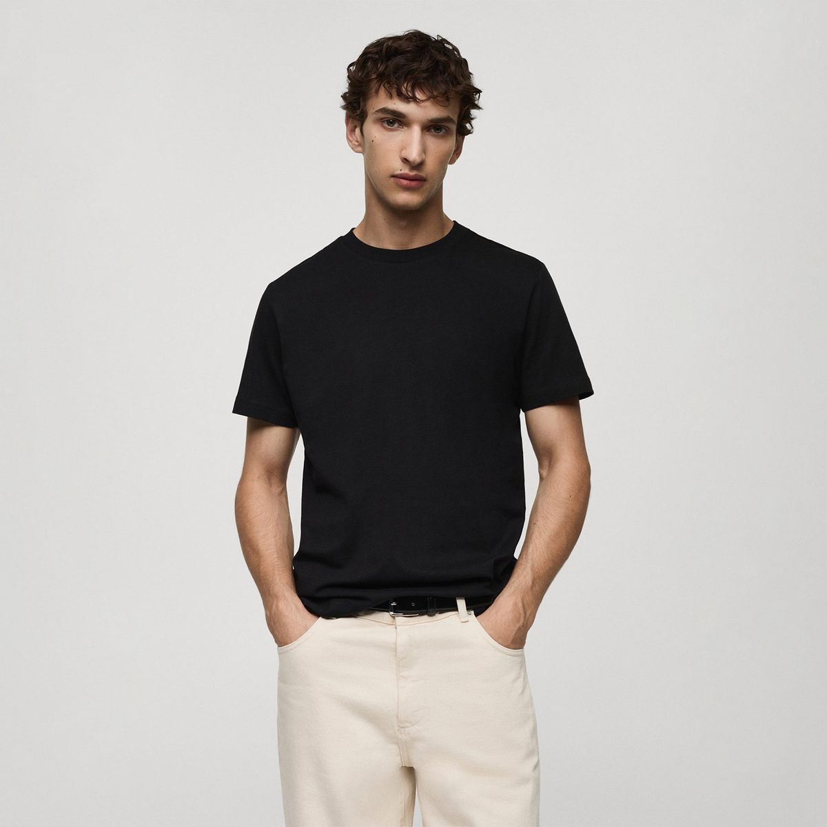 MANGO - Polo Manga Corta 100% Algodón Hombre Mango