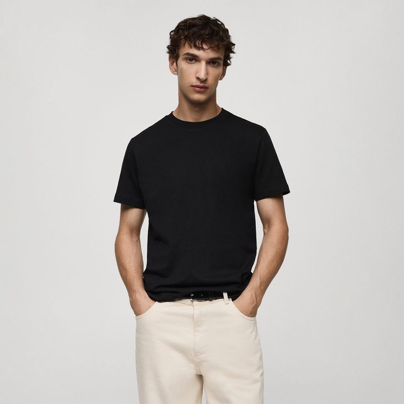 MANGO - Polo Manga Corta 100% Algodón Hombre Mango