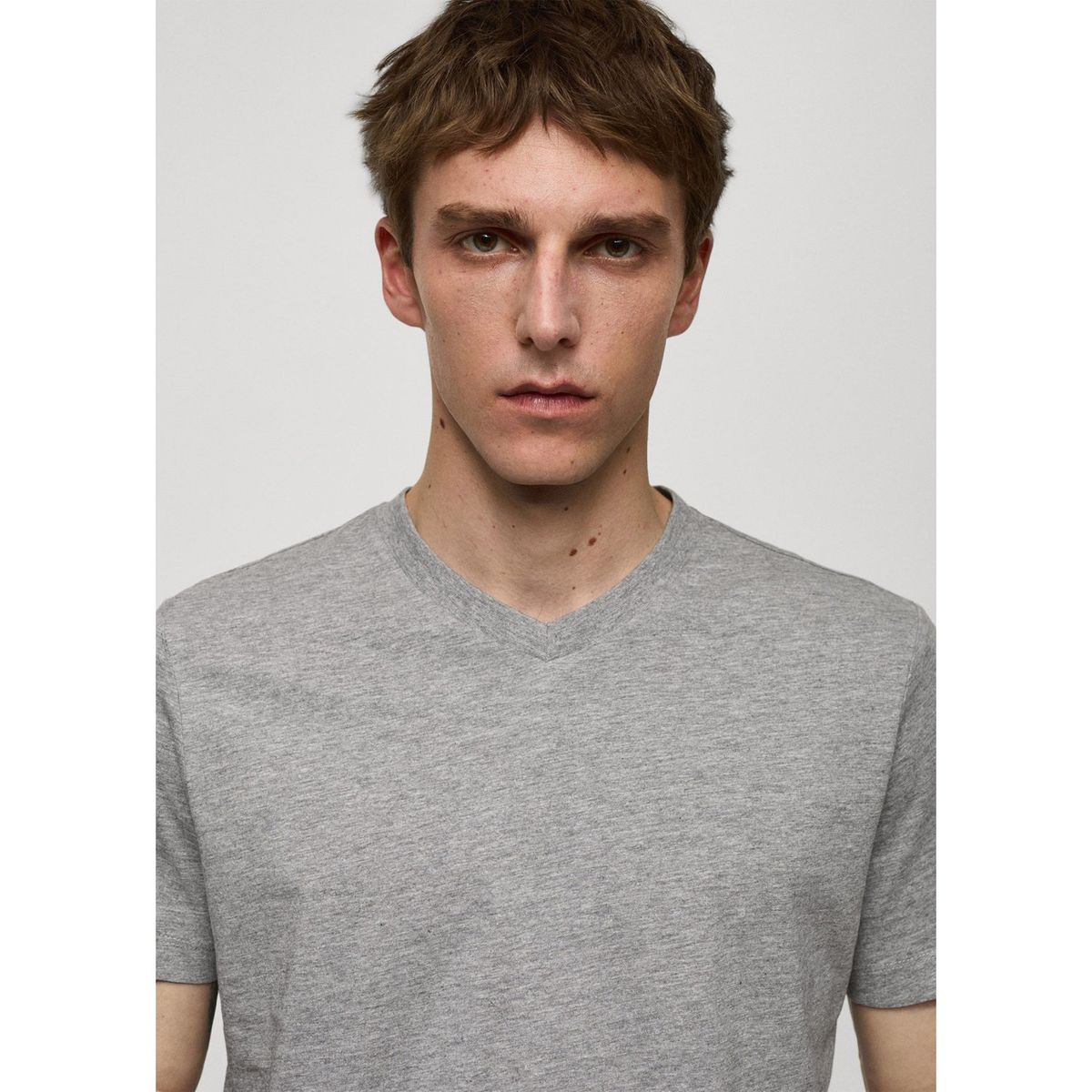 MANGO - Camiseta Slim Fit Algodón Hombre Mango 