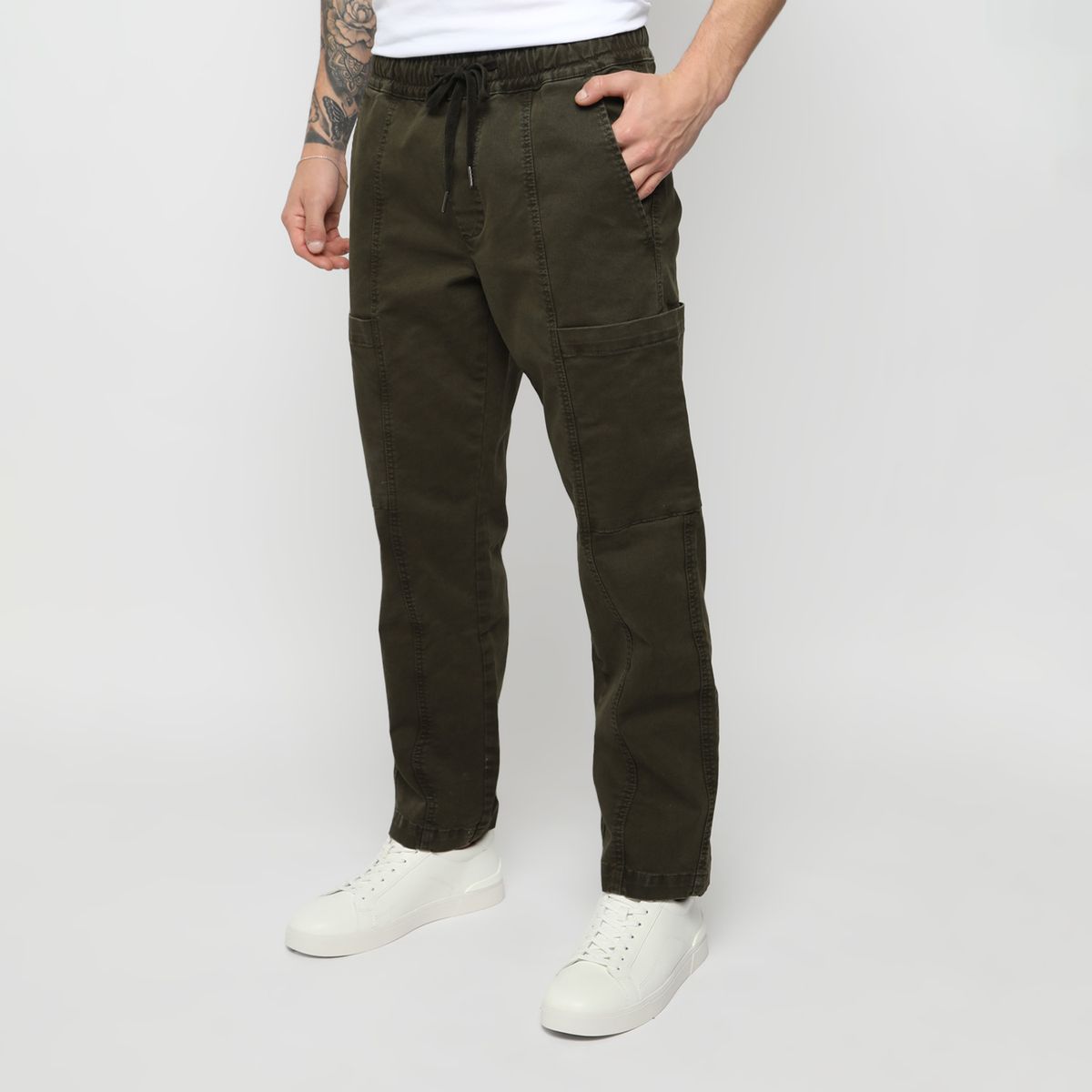 DENIMLAB - Pantalón Cargo Algodón Hombre Denimlab