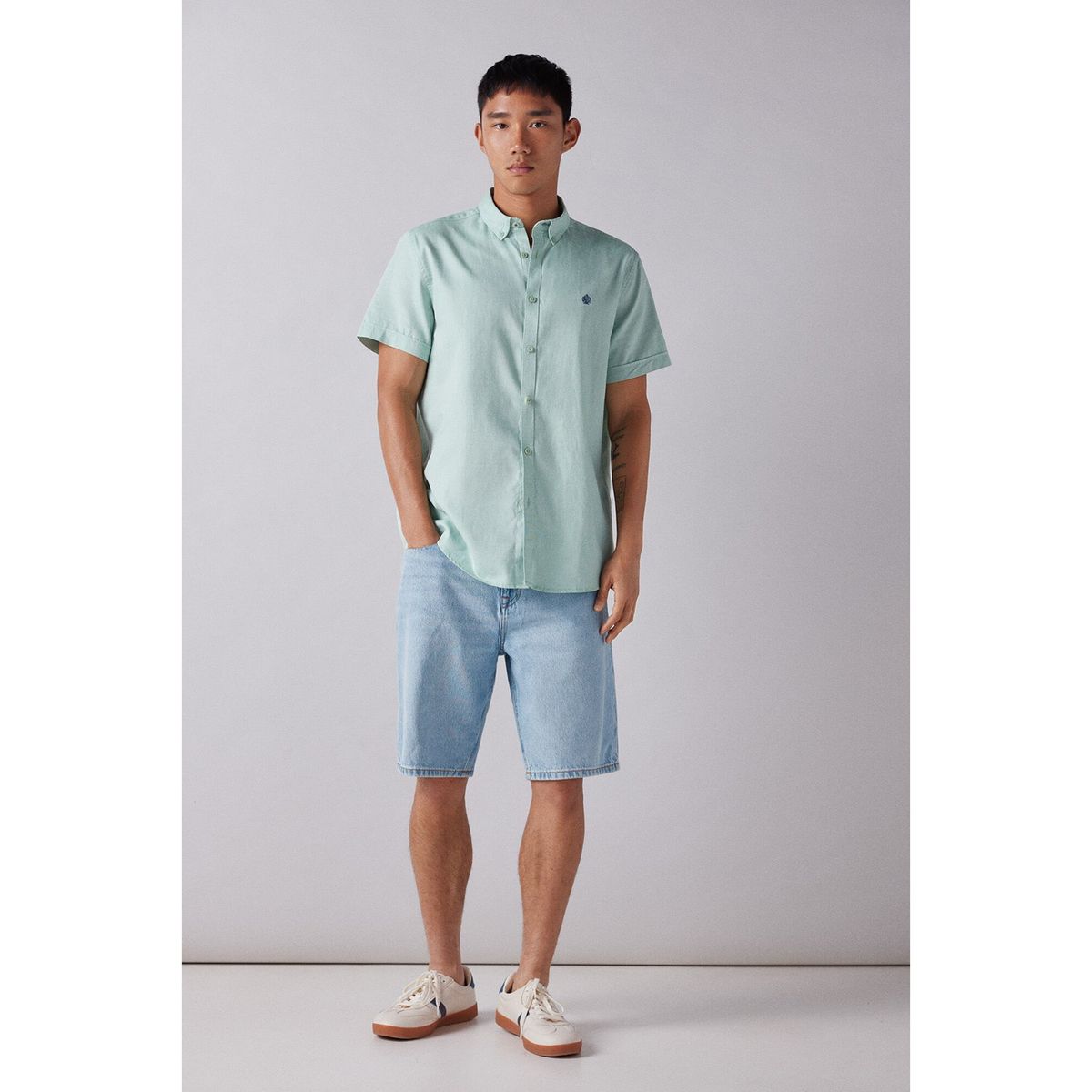 SPRINGFIELD - Camisa Manga Corta 100% Algodón Hombre Springfield