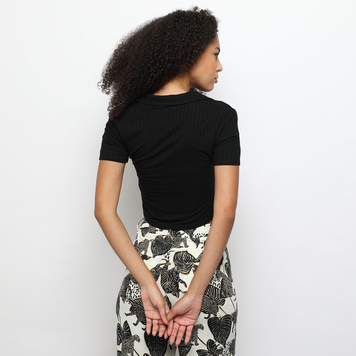 DENIMLAB - Top Manga Corta Algodón Denimlab