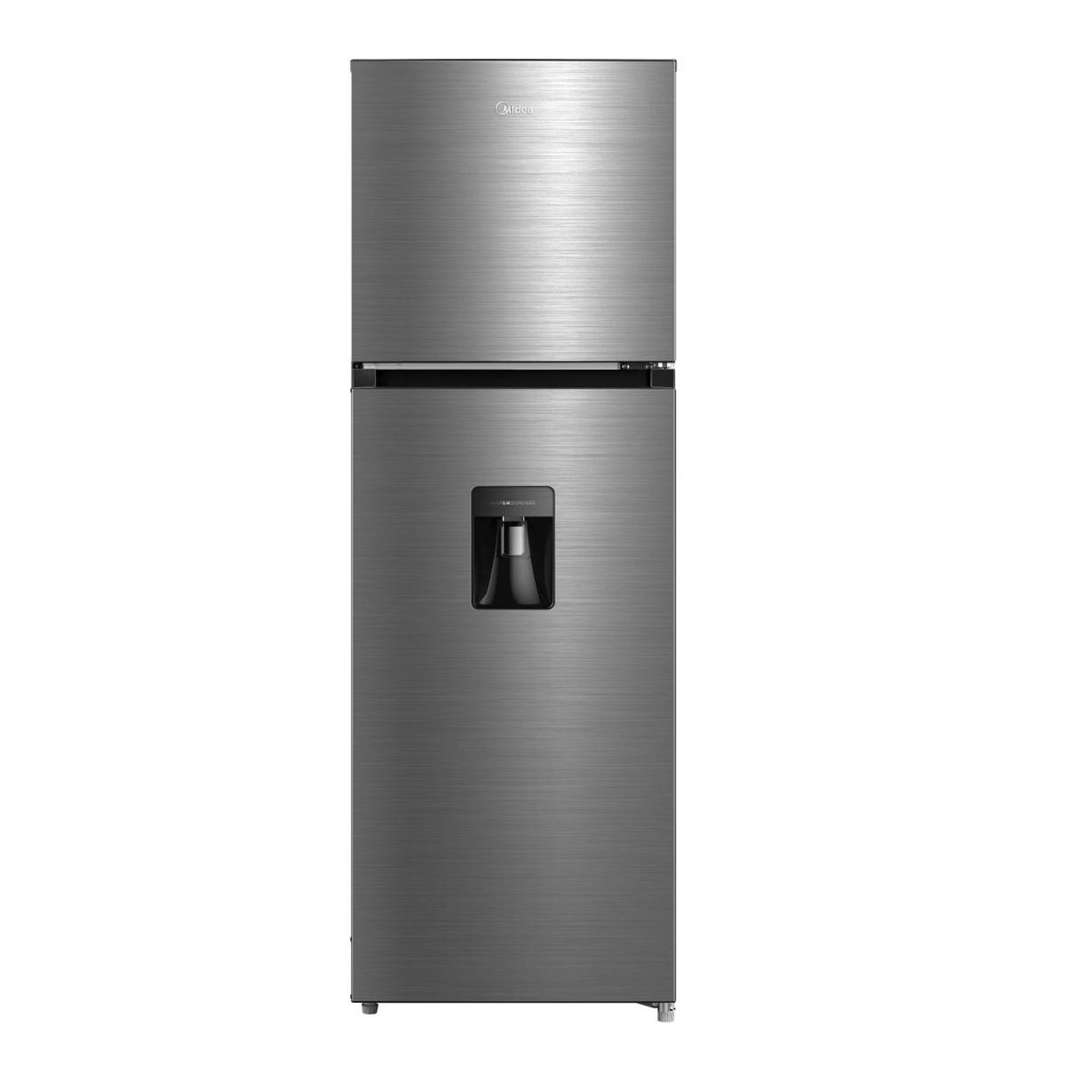 MIDEA - Refrigeradora Top Mount No Frost 263L Inox MDRT385MTR46PEW