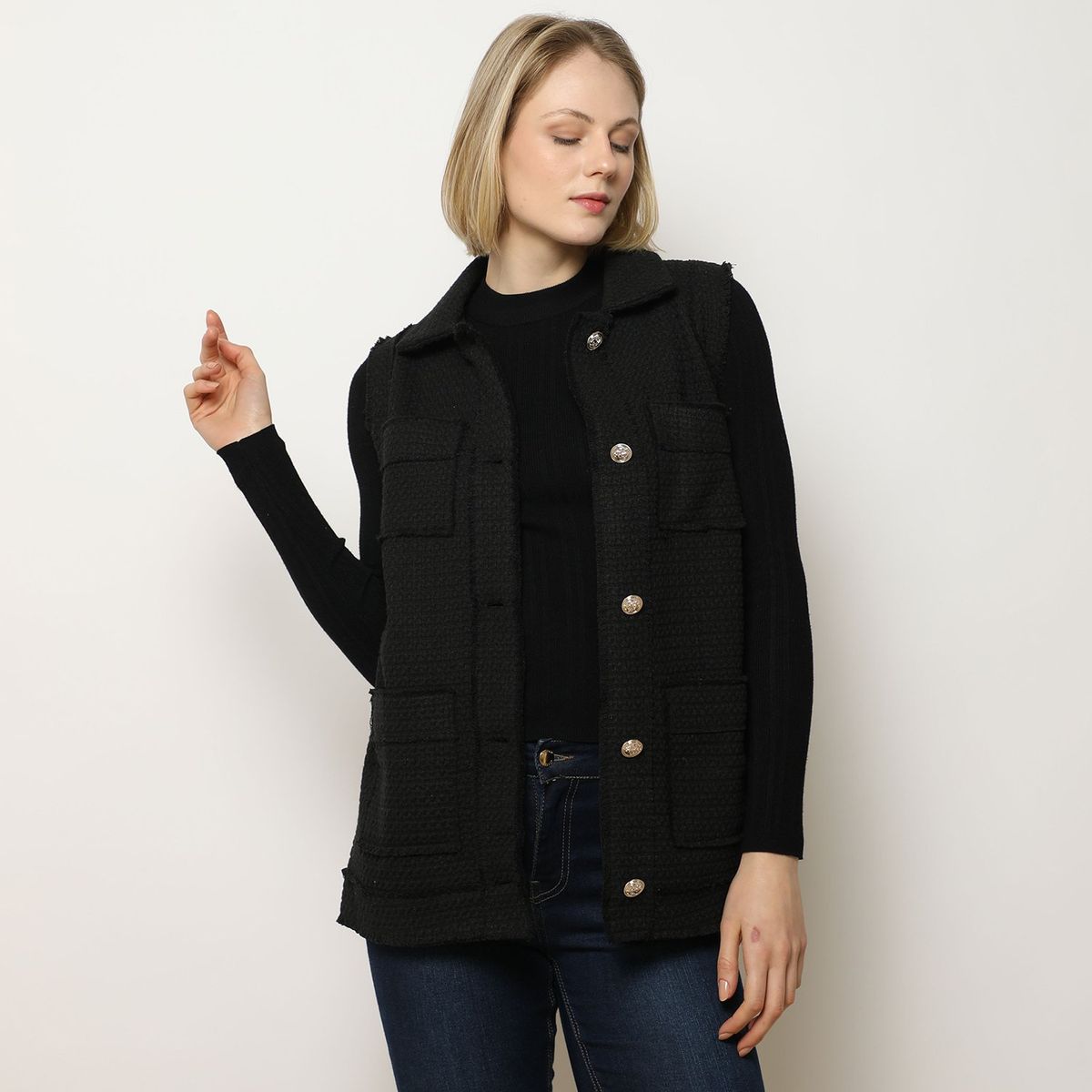 ELLE - Chaleco Mujer Elle