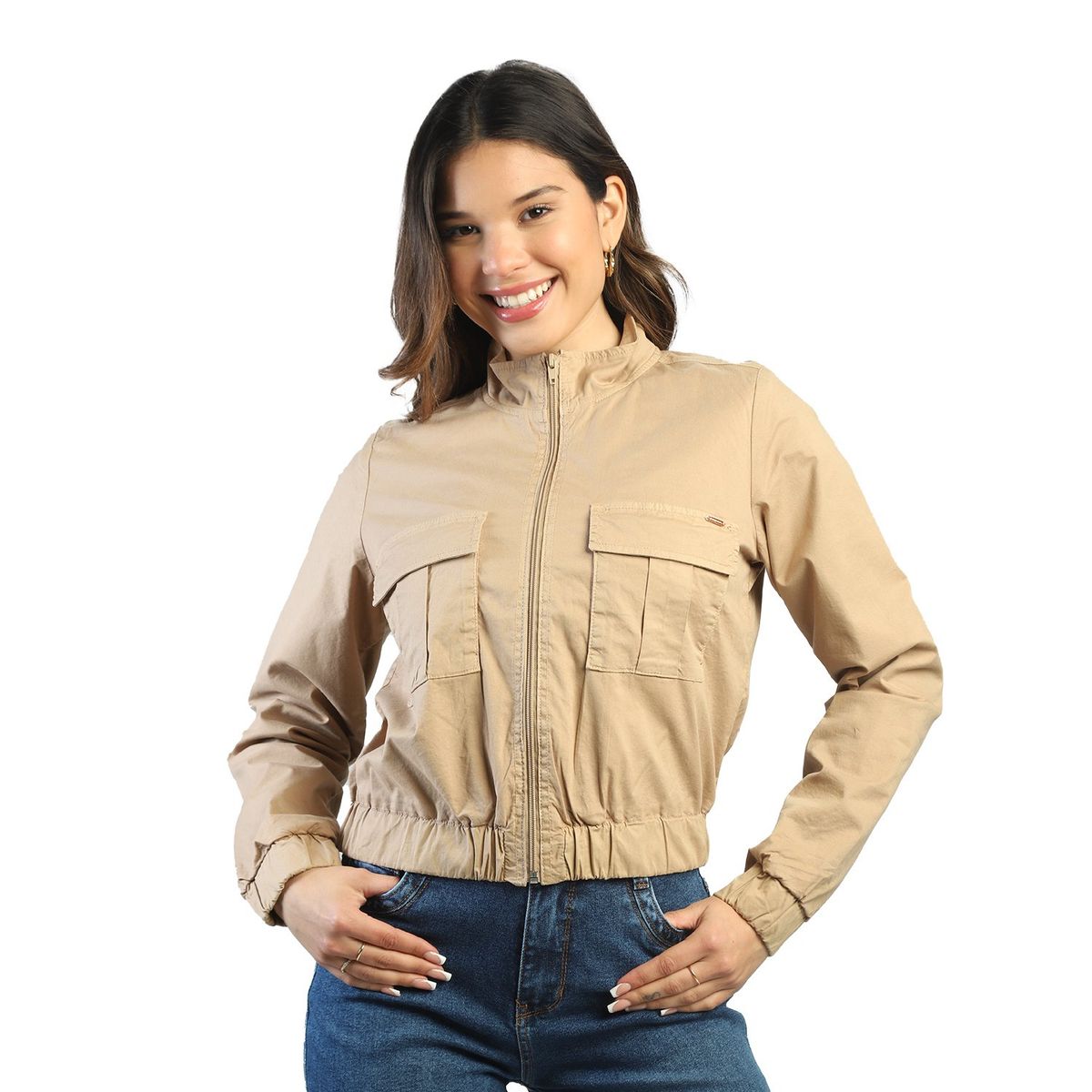 FORDAN JEANS - Casaca Casual Algodón Mujer Fordan Jeans