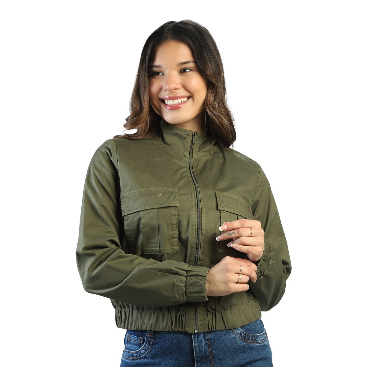 FORDAN JEANS - Casaca Casual Algodón Mujer Fordan Jeans