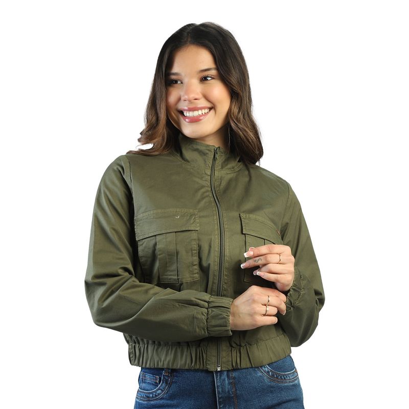 FORDAN JEANS - Casaca Casual Algodón Mujer Fordan Jeans