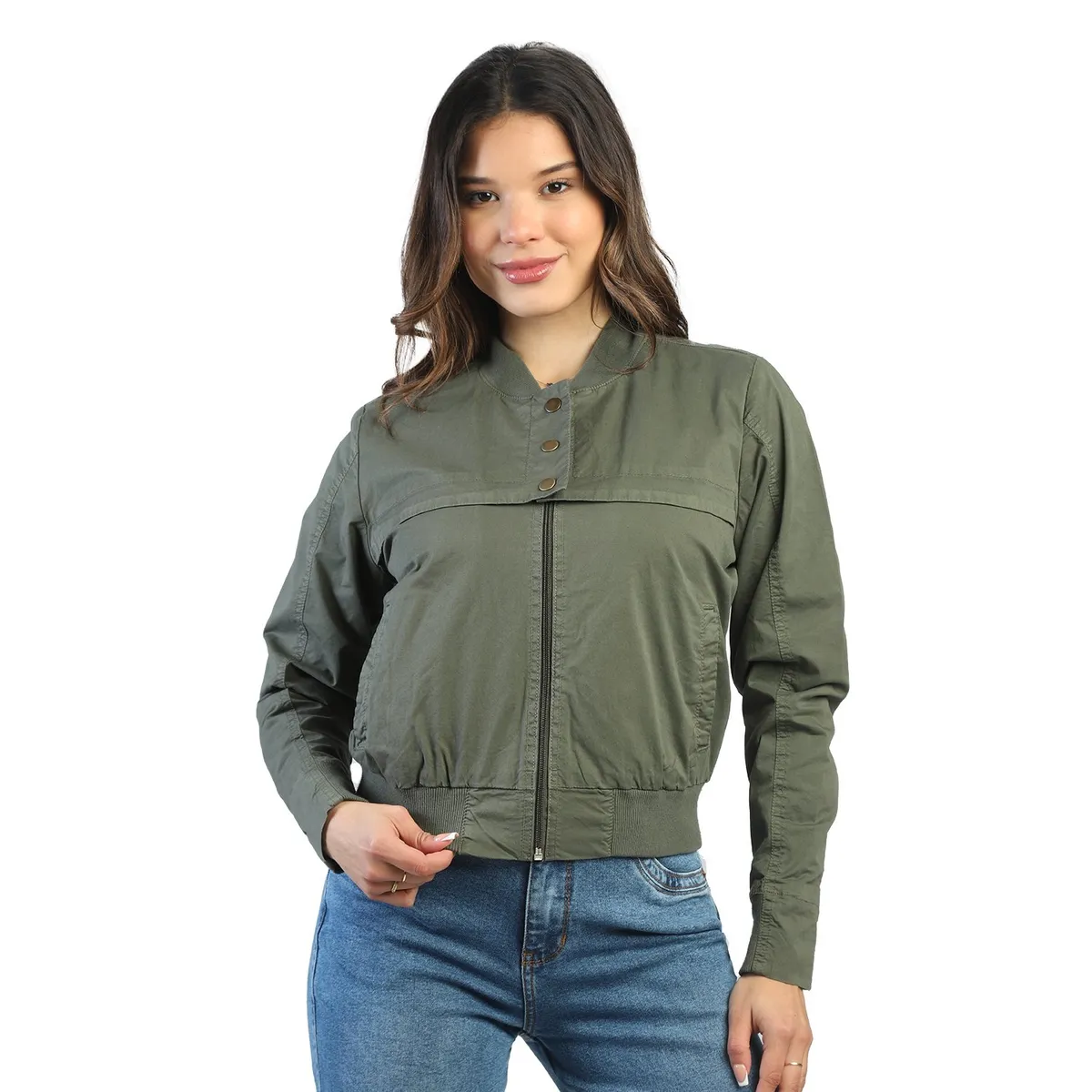 FORDAN JEANS - Casaca Casual Algodón Mujer Fordan Jeans