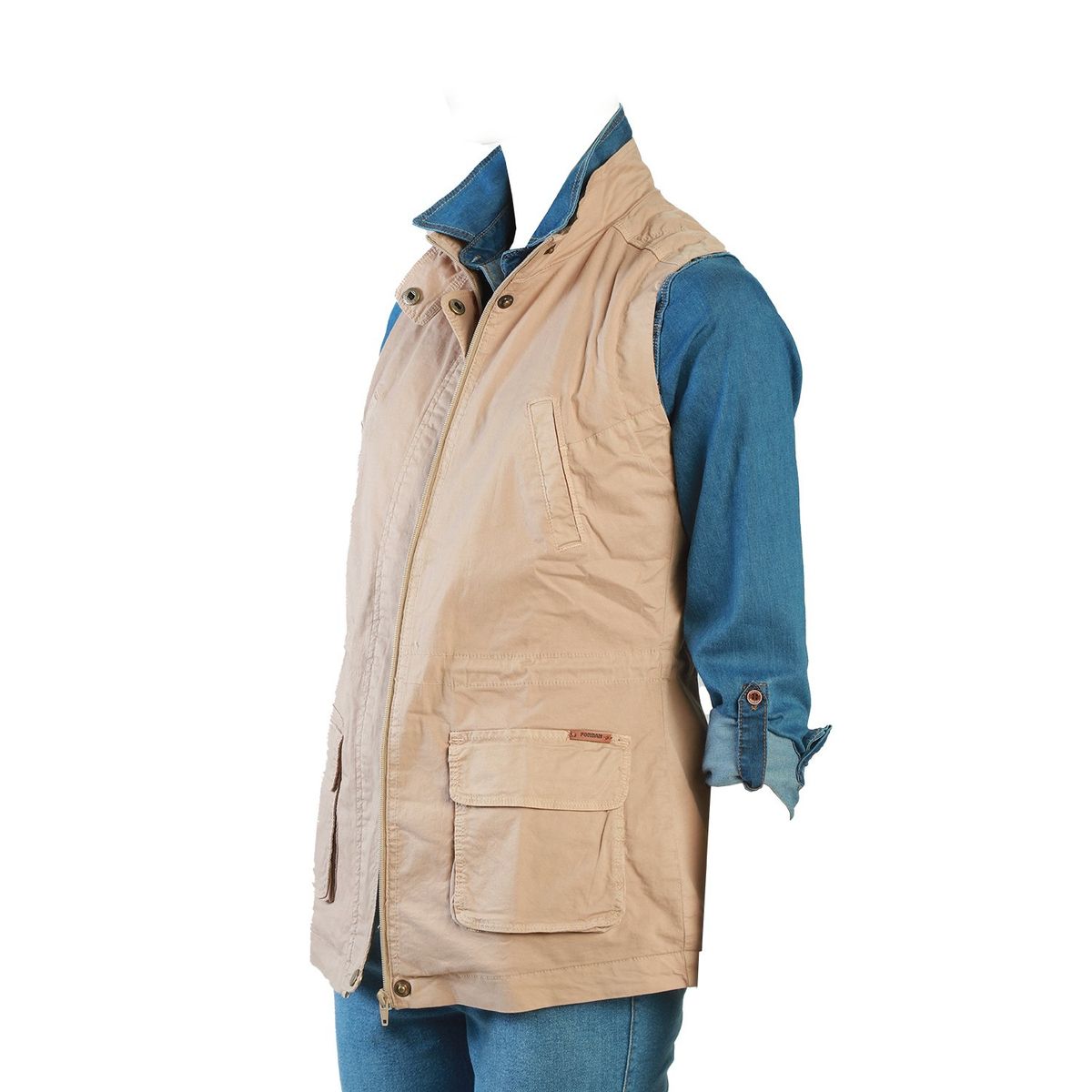 FORDAN JEANS - Chaleco Algodón Mujer Fordan Jeans