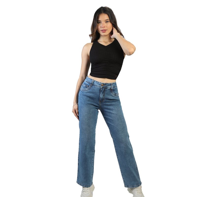 FORDAN JEANS - Jean Recto Algodón Mujer Fordan Jeans