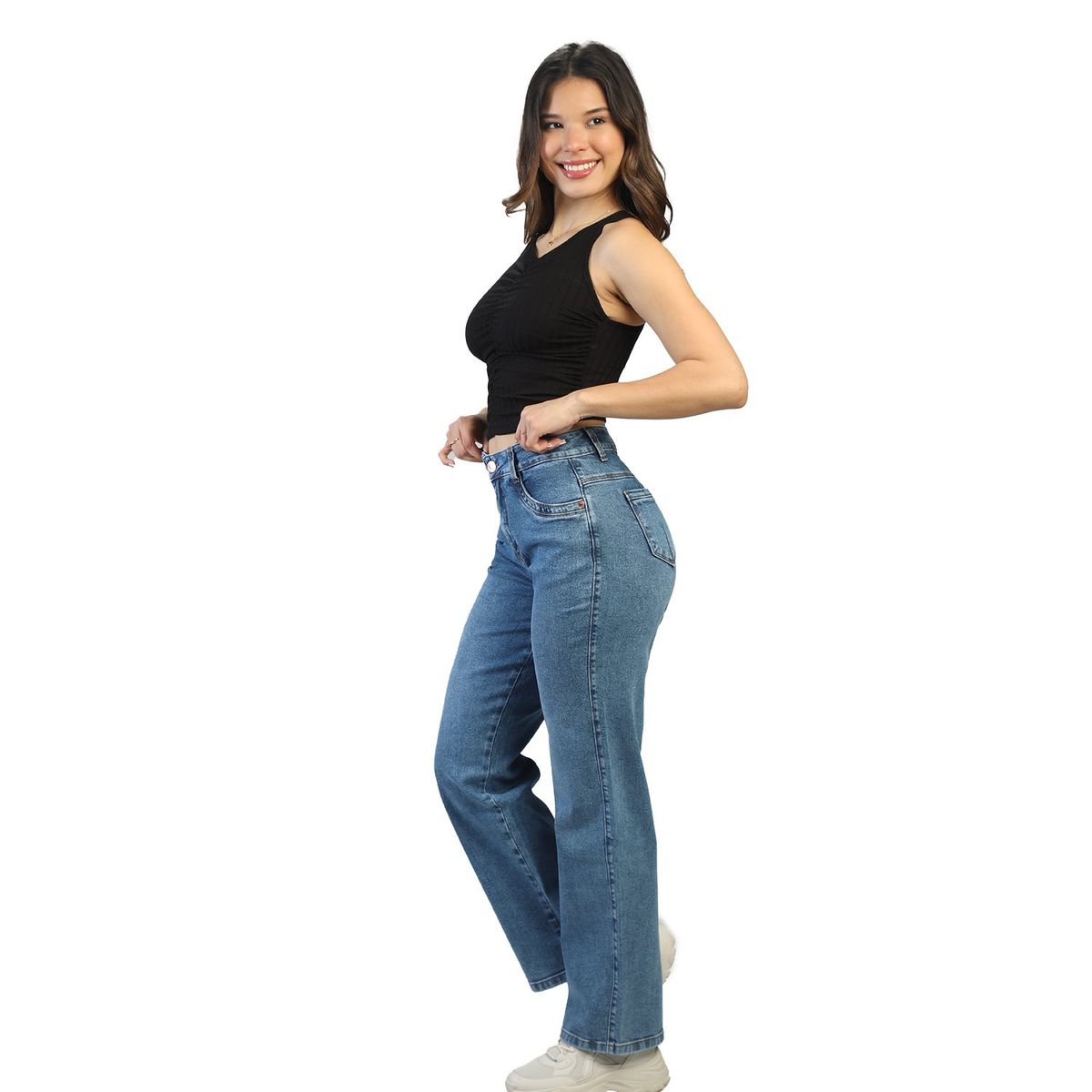 FORDAN JEANS - Jean Recto Algodón Mujer Fordan Jeans