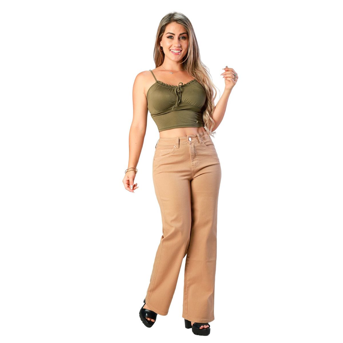 FORDAN JEANS - Jean Recto Algodón Mujer Fordan Jeans