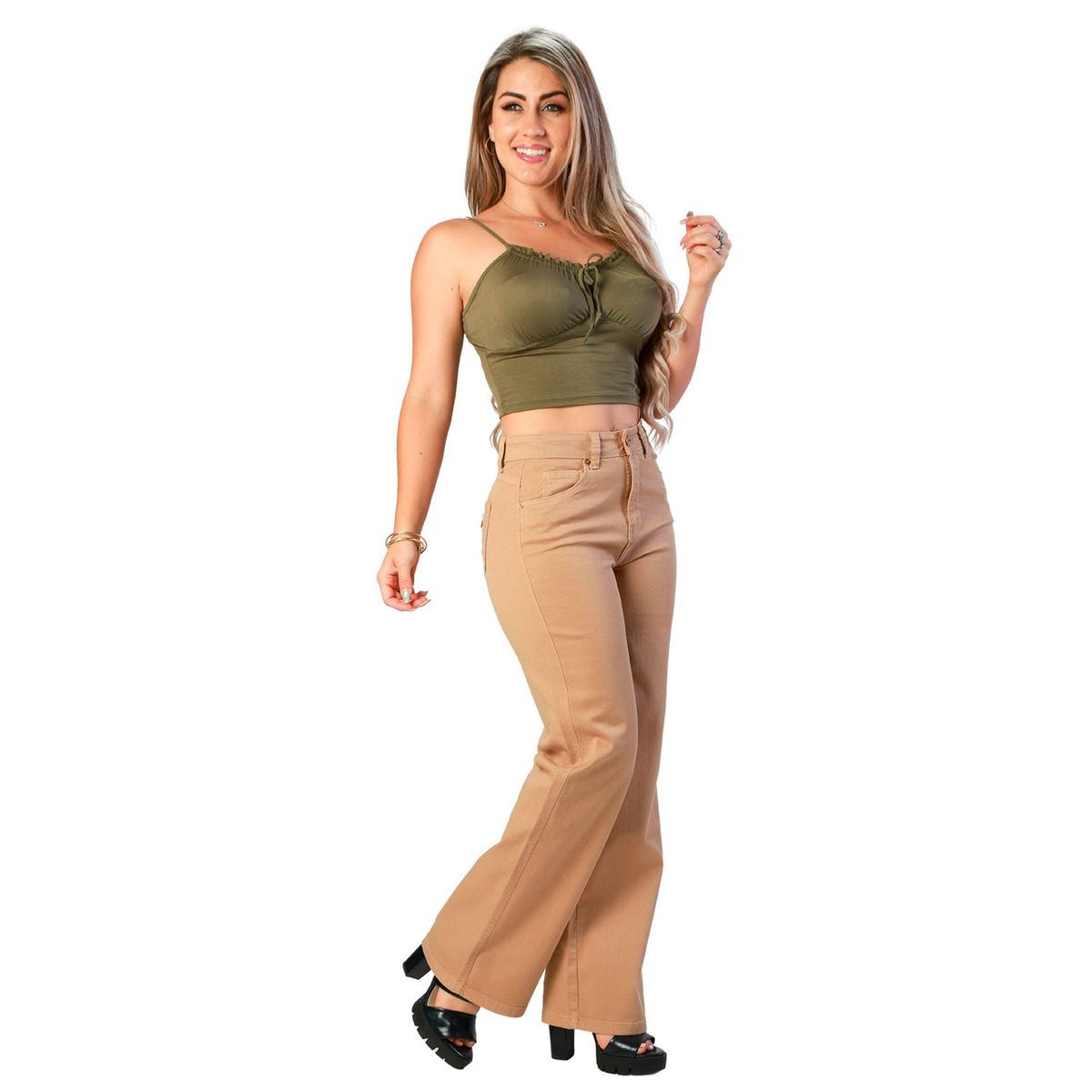 FORDAN JEANS - Jean Recto Algodón Mujer Fordan Jeans