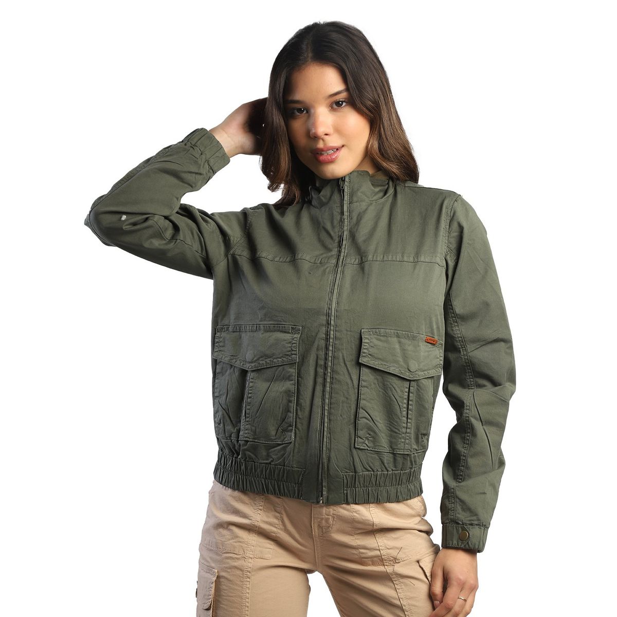 FORDAN JEANS - Casaca Casual Algodón Mujer Fordan Jeans