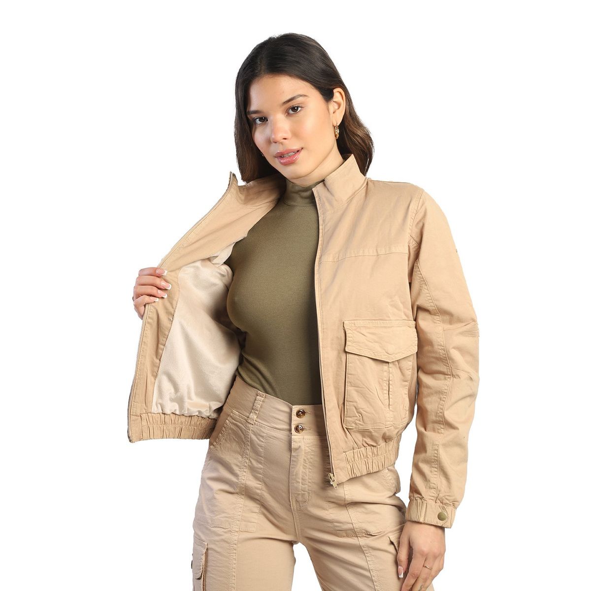 FORDAN JEANS - Casaca Casual Algodón Mujer Fordan Jeans