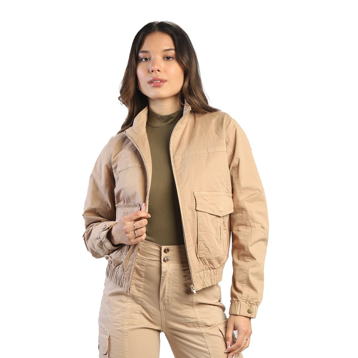 FORDAN JEANS - Casaca Casual Algodón Mujer Fordan Jeans