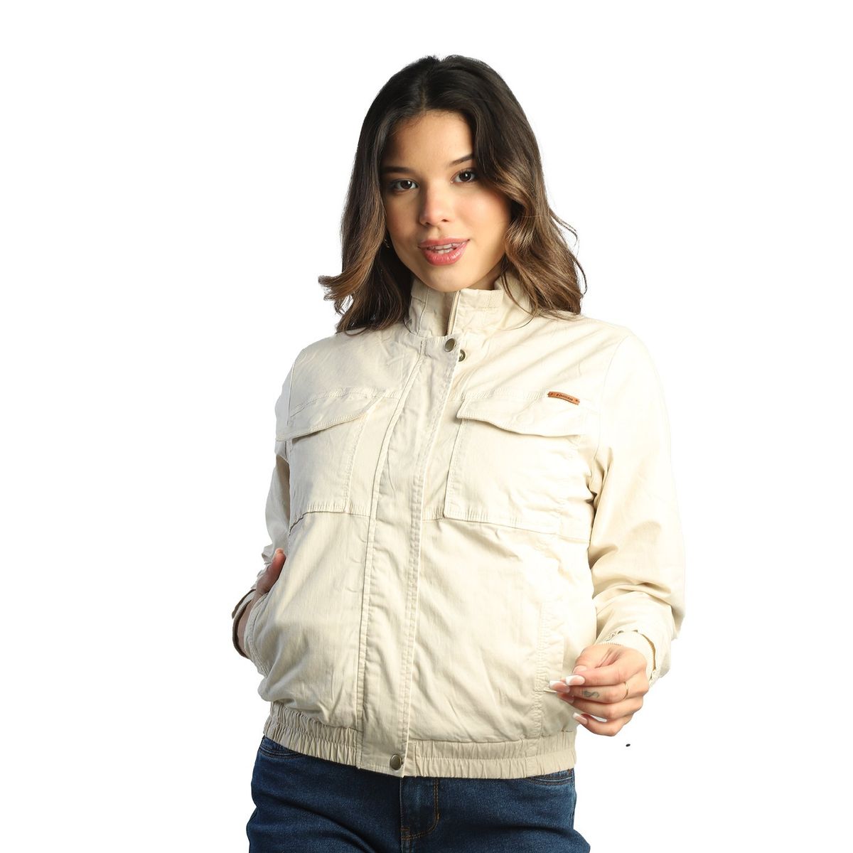 FORDAN JEANS - Casaca Casual Algodón Mujer Fordan Jeans