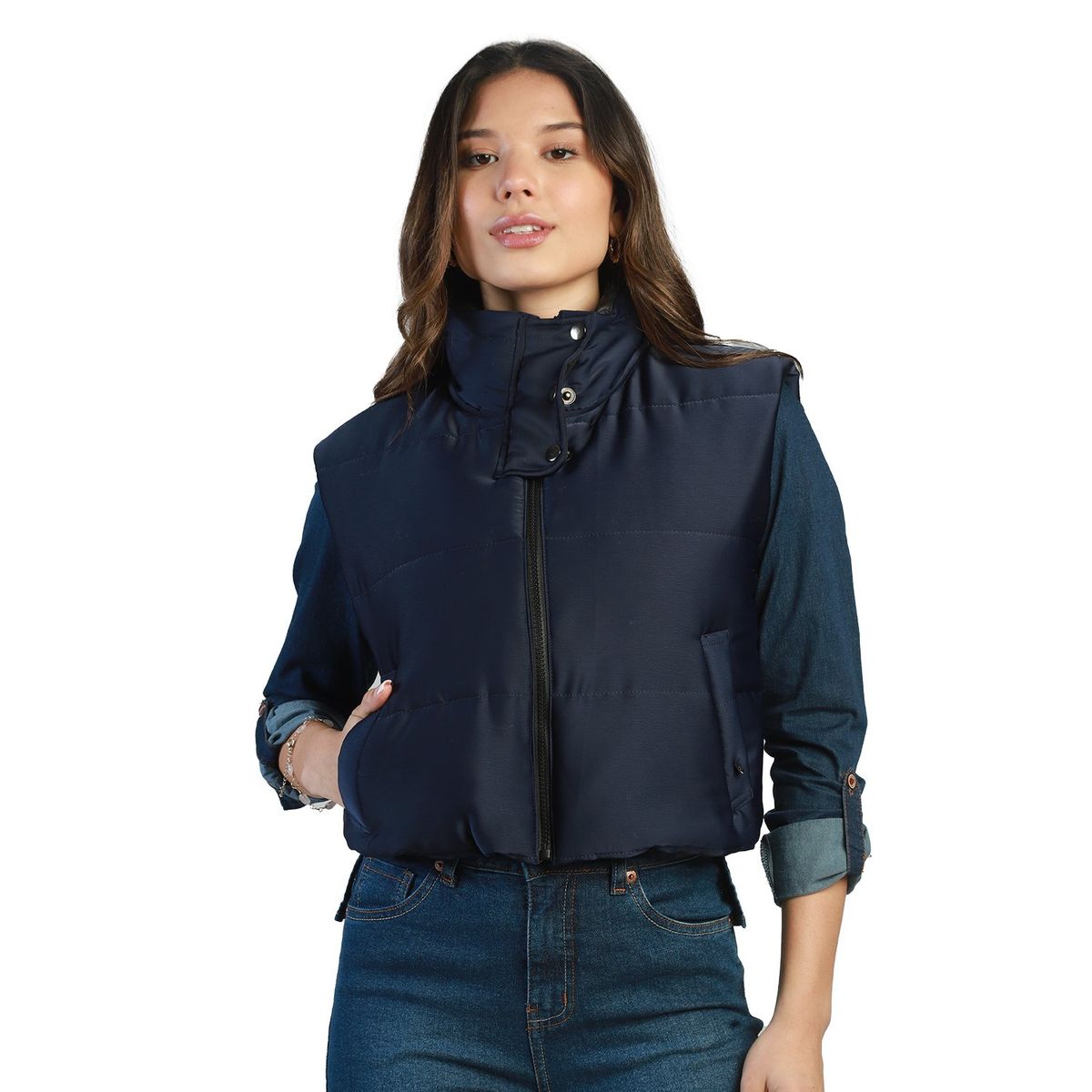 FORDAN JEANS - Chaleco Casual Mujer Fordan Jeans