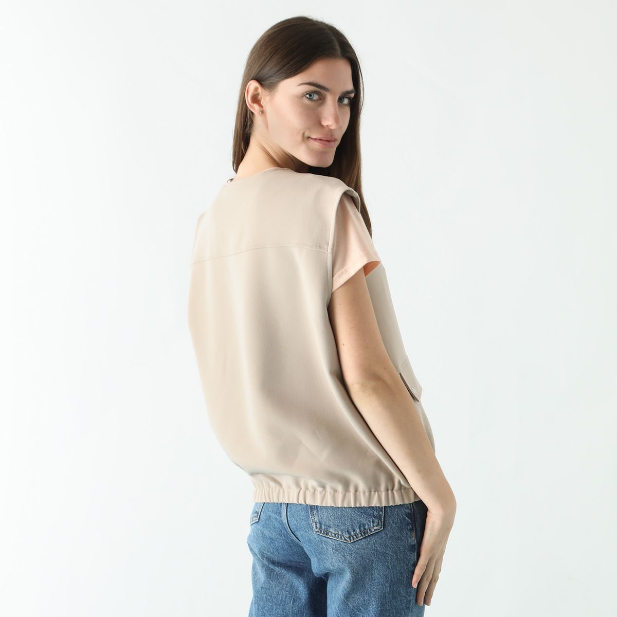 SYBILLA - Chaleco Oversize Mujer Sybilla