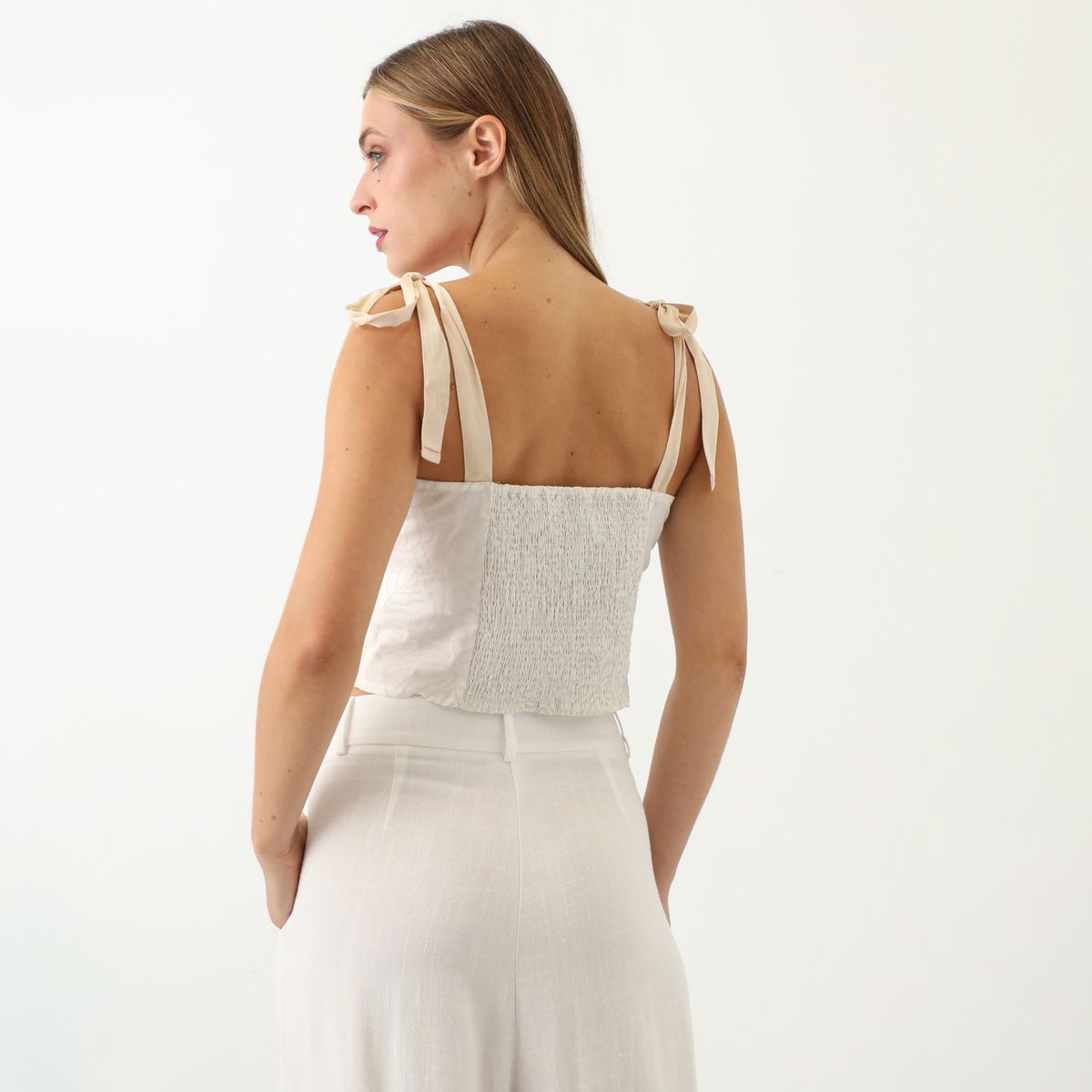 BASEMENT - Top Sin Mangas 100% Algodón Mujer Basement