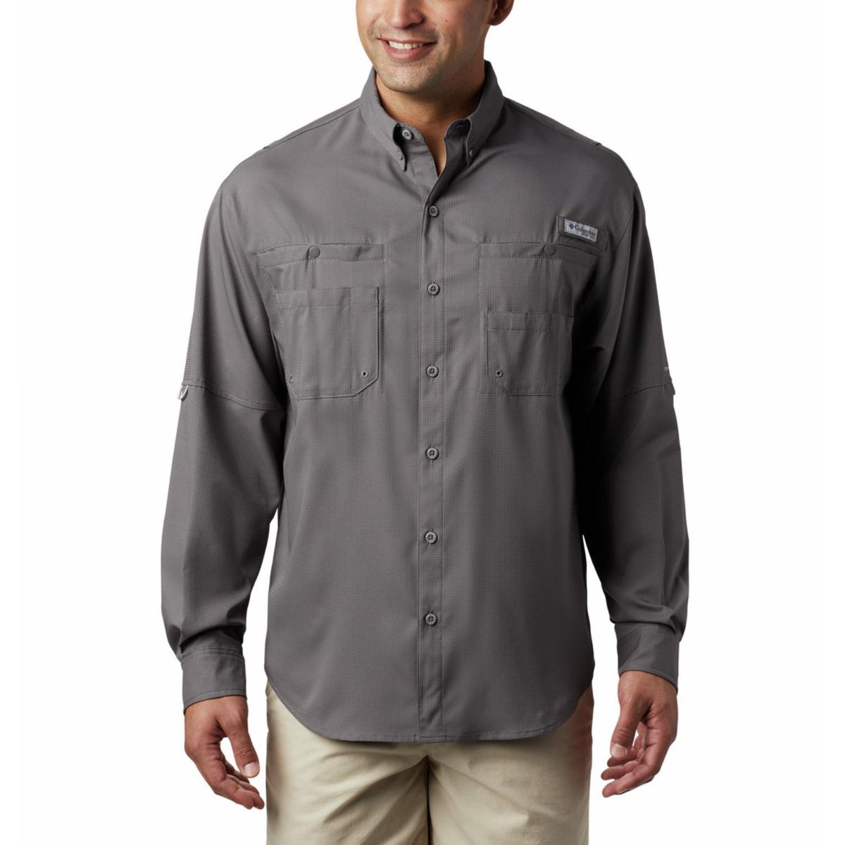 COLUMBIA - Camisa M/l Tamiami Ii City Grey