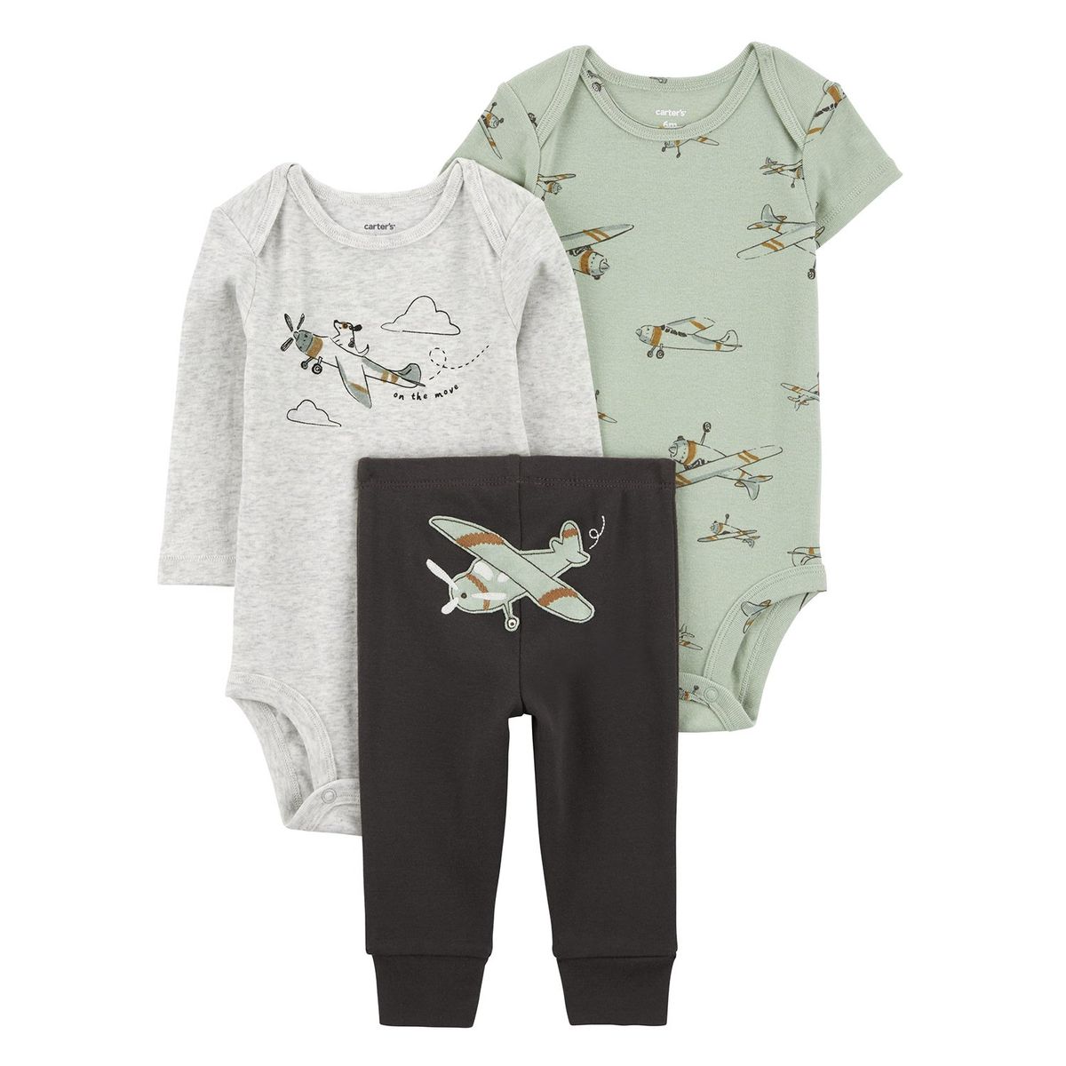 CARTER'S - Conjunto 3 Piezas Bebé Niño Algodón