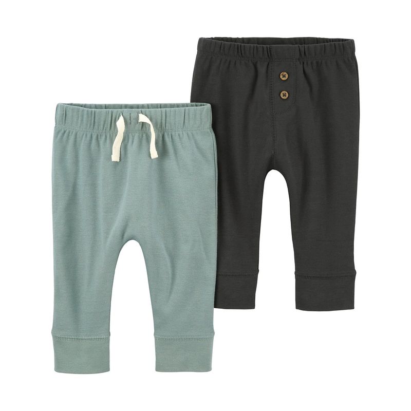 CARTER'S - Pantalón Bebé Niño Pack X2 Algodón Carters.