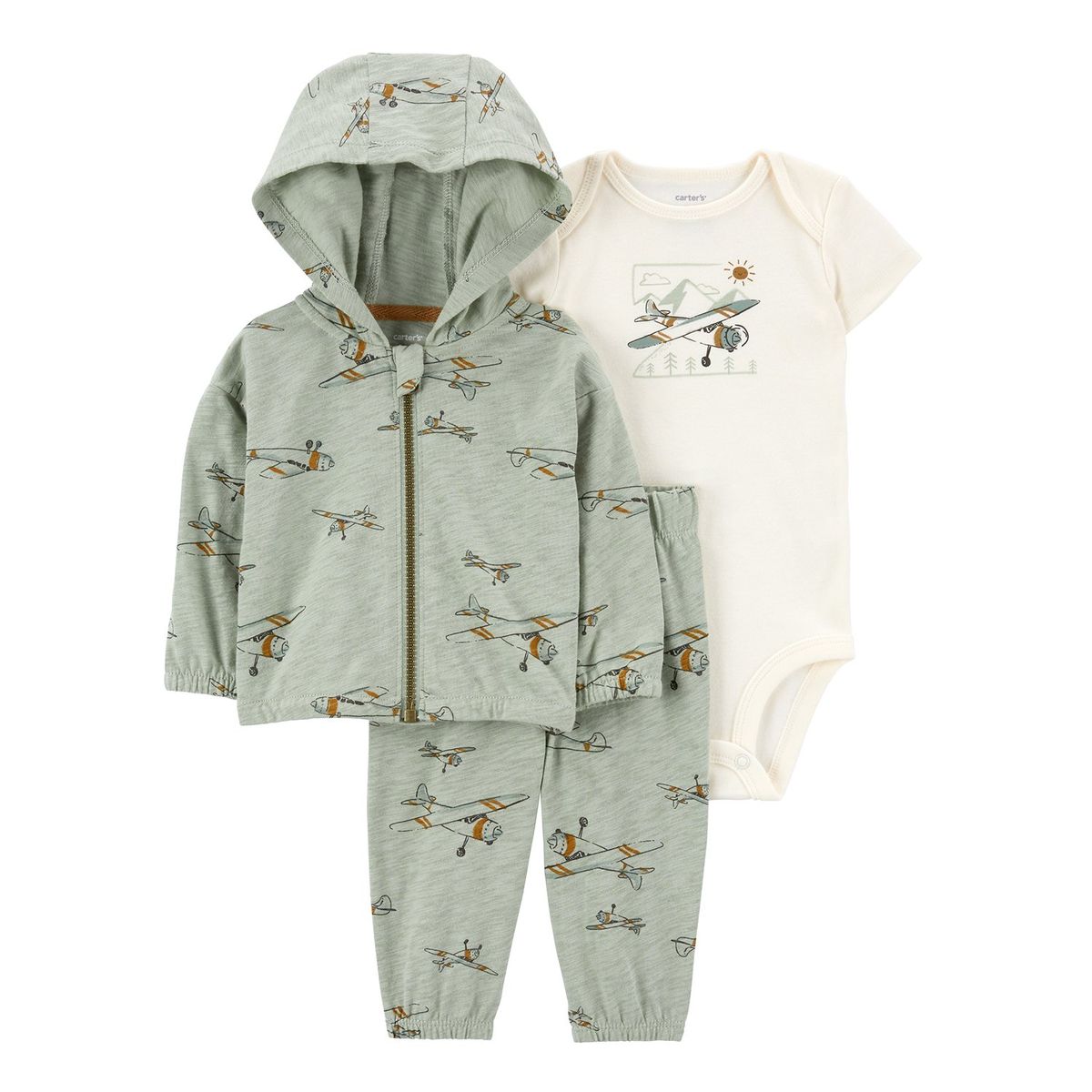 CARTER'S - Conjunto Bebé Niño 3 Piezas Algodón Carters