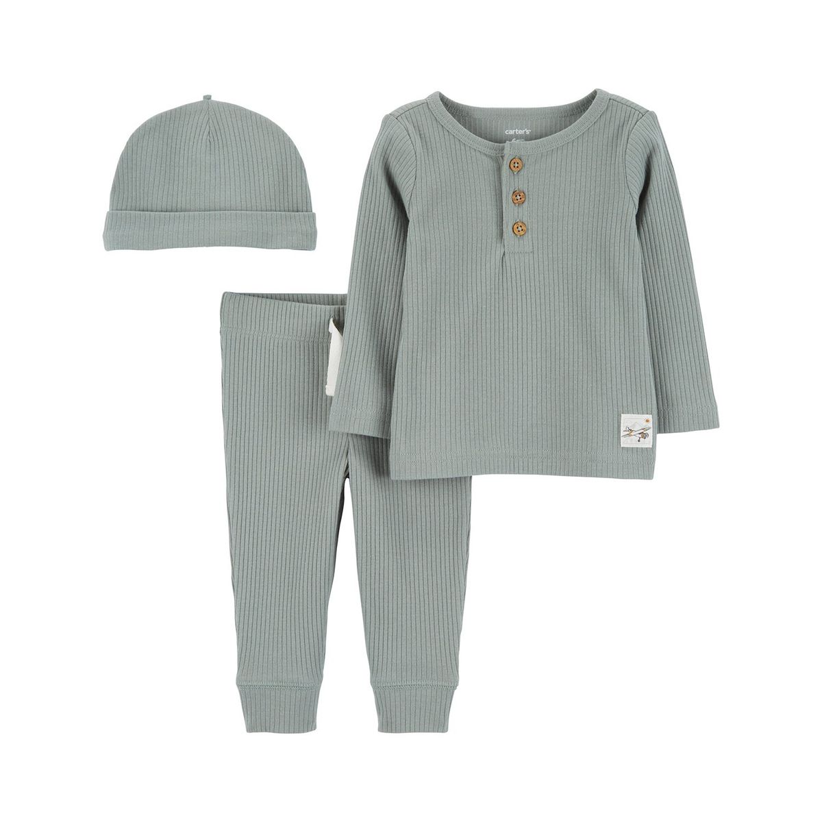 CARTER'S - Conjunto Bebé Niño 3 Piezas Algodón Carters