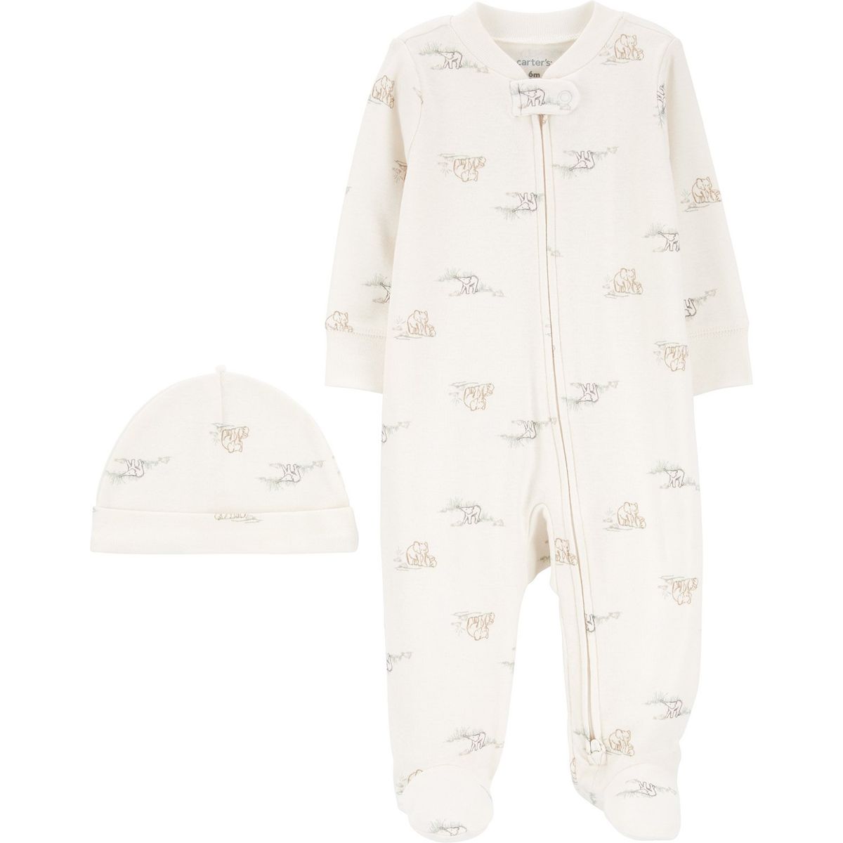 CARTER'S - Pijama Bebé Unisex 2 Piezas Algodón Carters