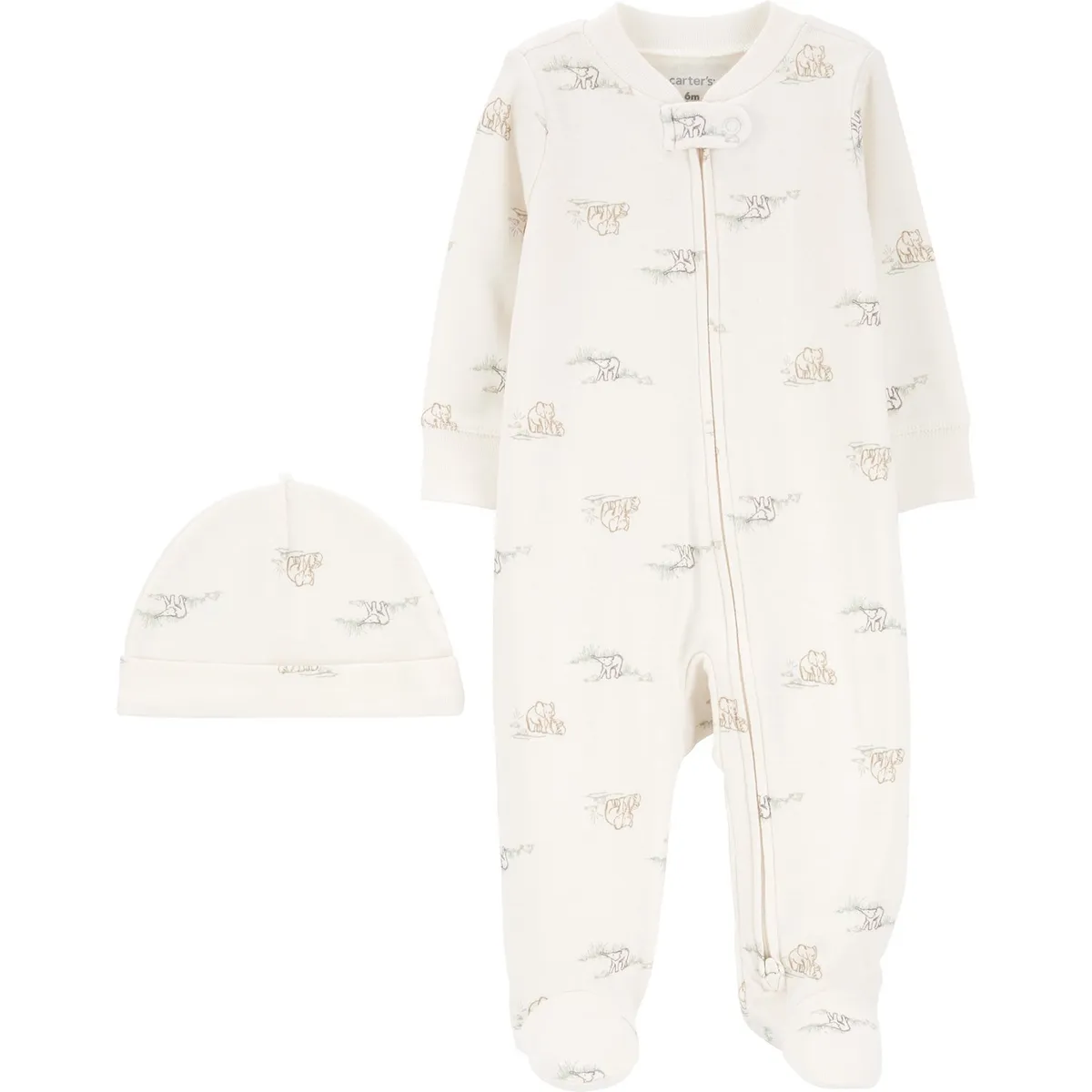 CARTER'S - Pijama Bebé Unisex 2 Piezas Algodón Carters