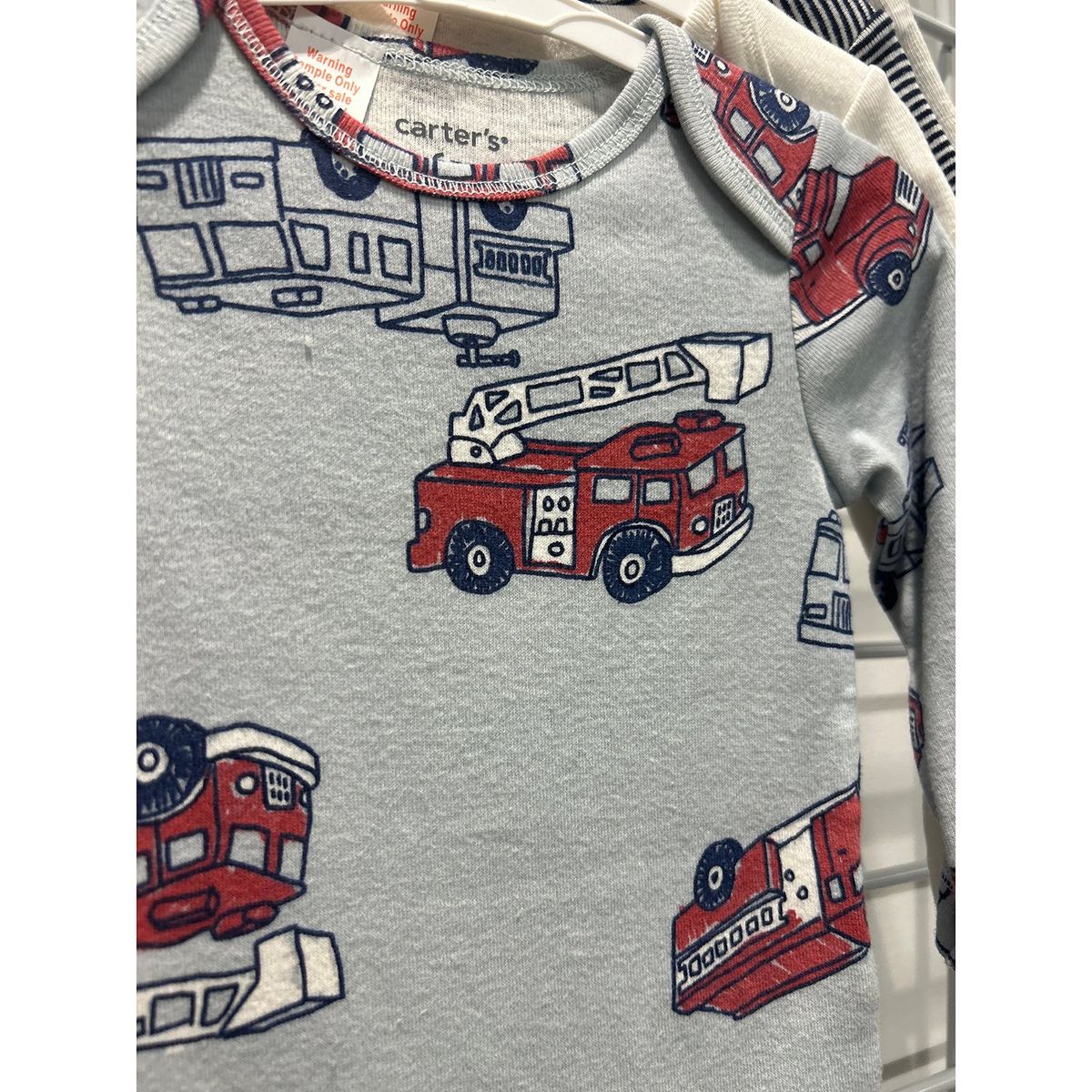 CARTER'S - Body Pack X4 Bebé Niño Algodón